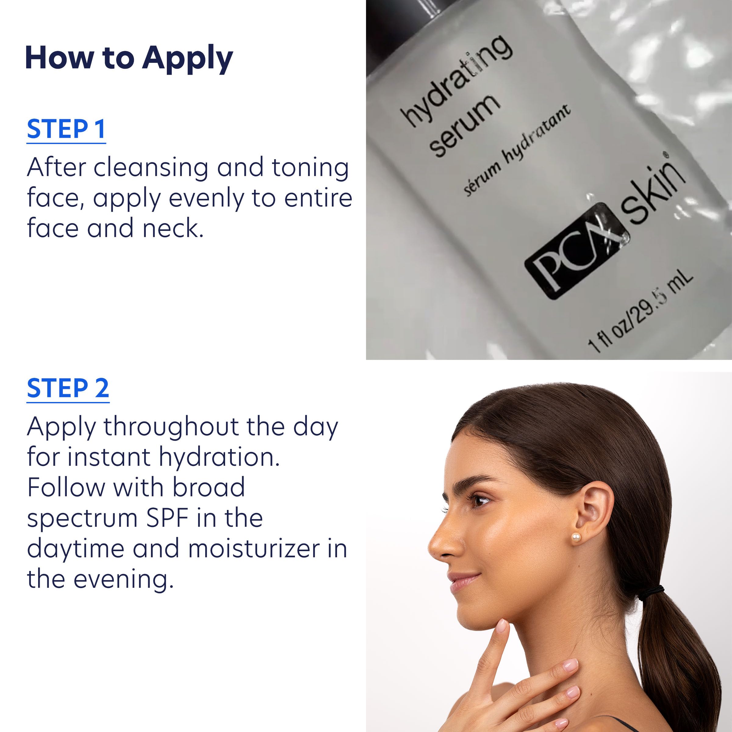 PCA SKIN Hydrating Serum for Sensitive Skin - 1 oz | Moisture Boosting & Anti-Inflammatory Face Serum | Perfect for Dry Skin Relief & Daily Skincare Routine