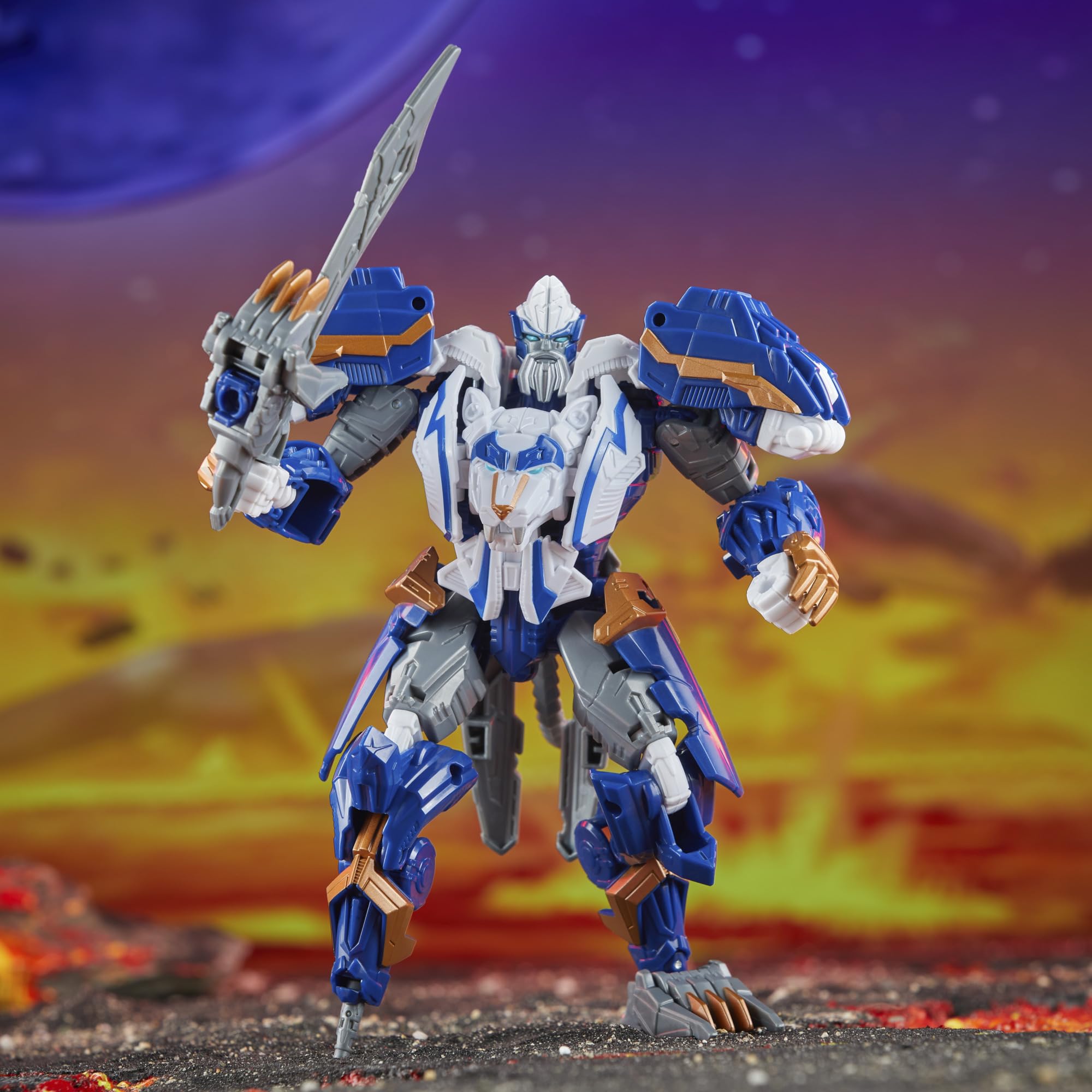 Transformers Legacy United Voyager Class Prime Universe Thundertron - 7-Inch Converting Action Figure for Kids Ages 8+ | Collectible Robot Toy with 2 Modes | Perfect for Play, Display & Gifts