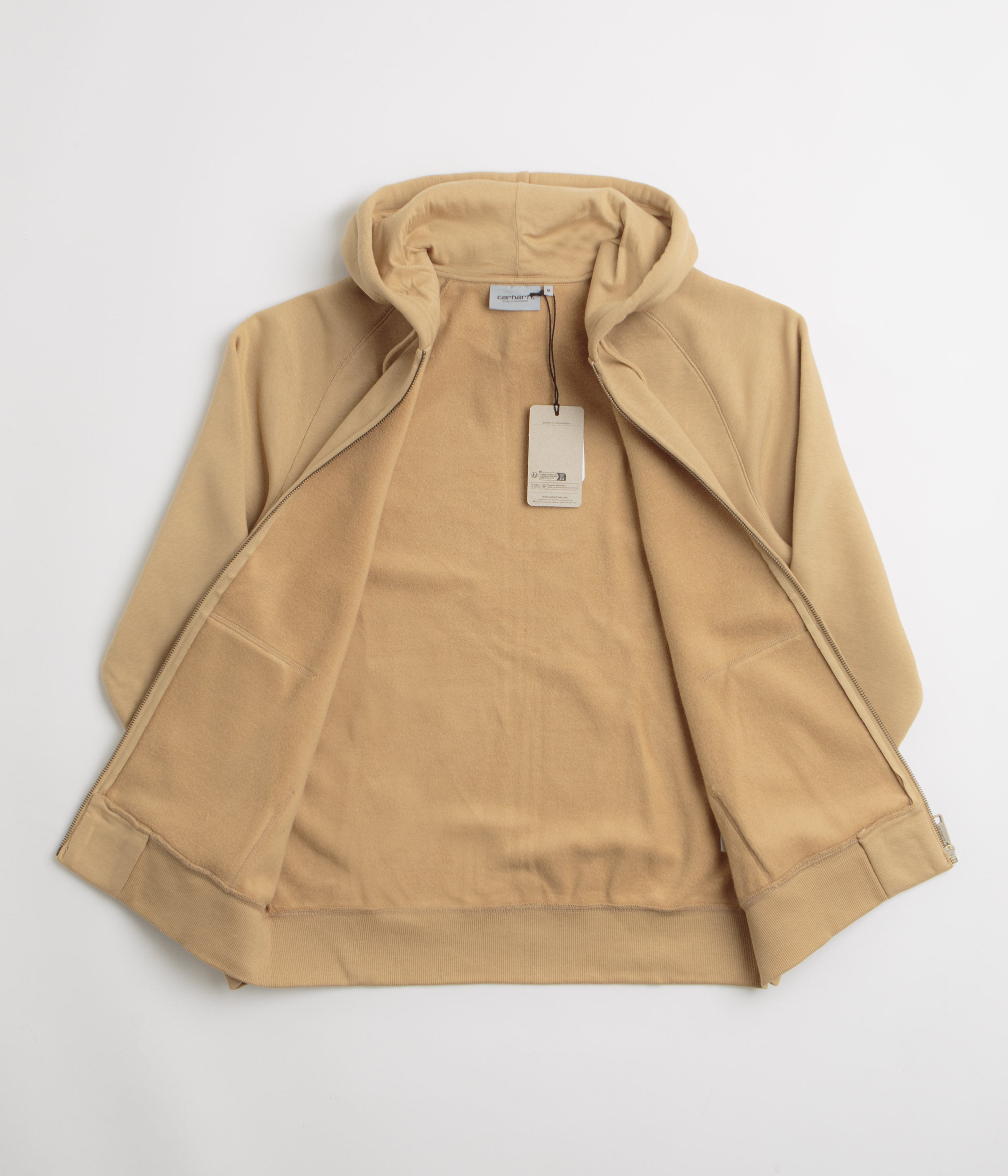 Carhartt Hooded Chase Jacket for Men - Dusty Hamilton Brown/Gold Waterproof Work Jacket - Durable Outdoor Workwear for Construction, Hunting & Hiking