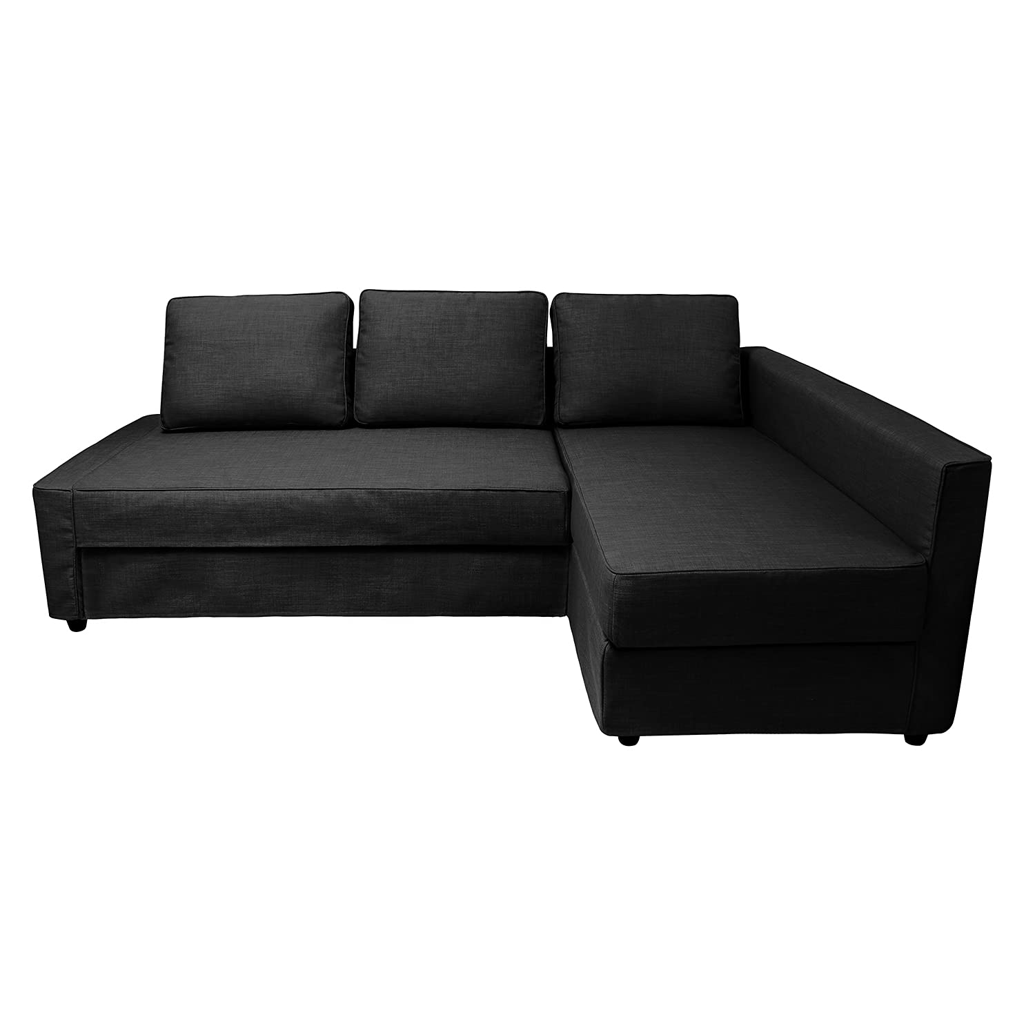IKEA Friheten Sofa Bed Sleeper Cover - Stretchable Corner Couch Slipcover with Cushion & Pillow Covers (Size S-32, Right Chaise) - Perfect for Living Room, Home Theater & Guest Room Protection