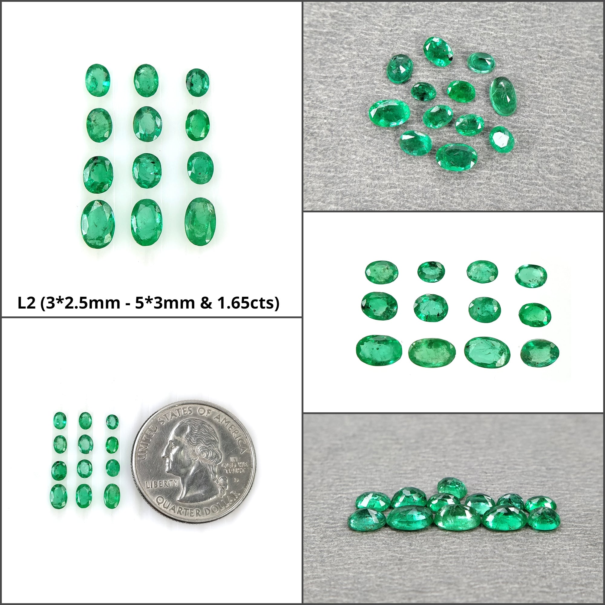 Natural Untreated Green Emerald Gemstone - Oval Shape, Normal Cut for Jewelry Making | Perfect for Rings, Necklaces & Earrings