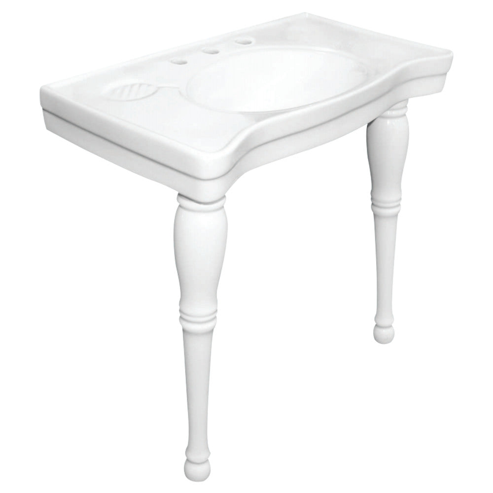 Fauceture Imperial Console Sinks - Elegant Bathroom Vanity Sink for Modern & Traditional Homes | Perfect for Powder Rooms, Master Baths & Guest Suites
