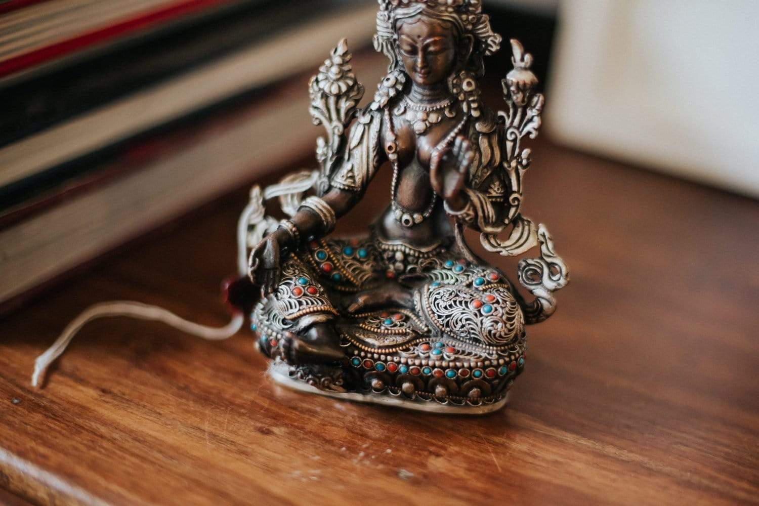 Green Tara Bronze Statue - Handcrafted Buddhist Goddess Sculpture for Meditation & Home Decor | Perfect for Altars, Yoga Studios & Spiritual Spaces