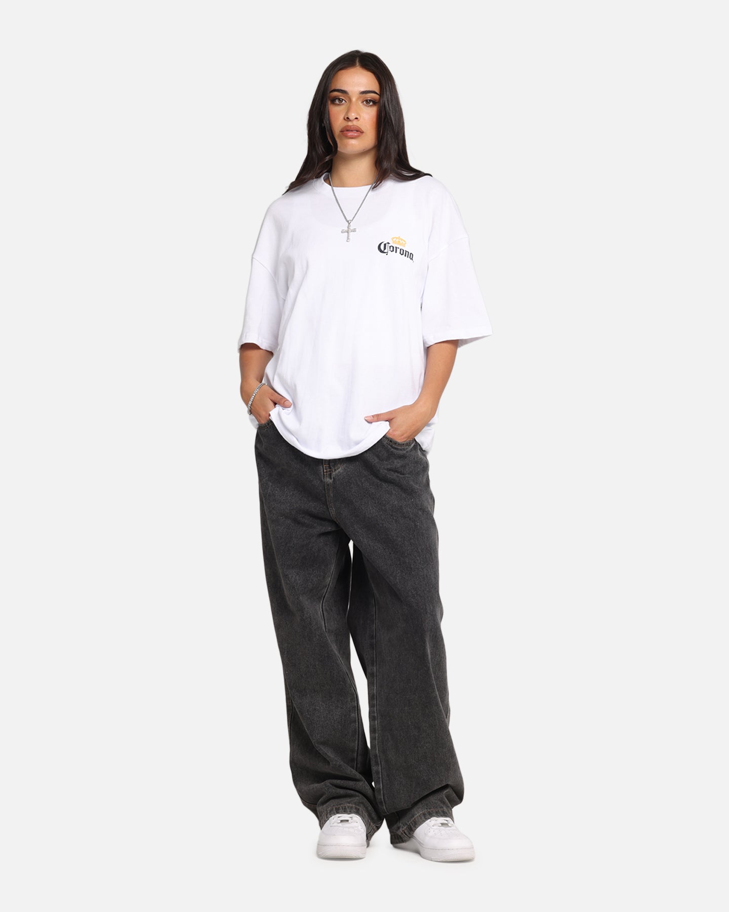 73 Studio Corona T-Shirt - Premium White Cotton Tee for Men & Women - Casual Wear, Street Style, and Everyday Comfort