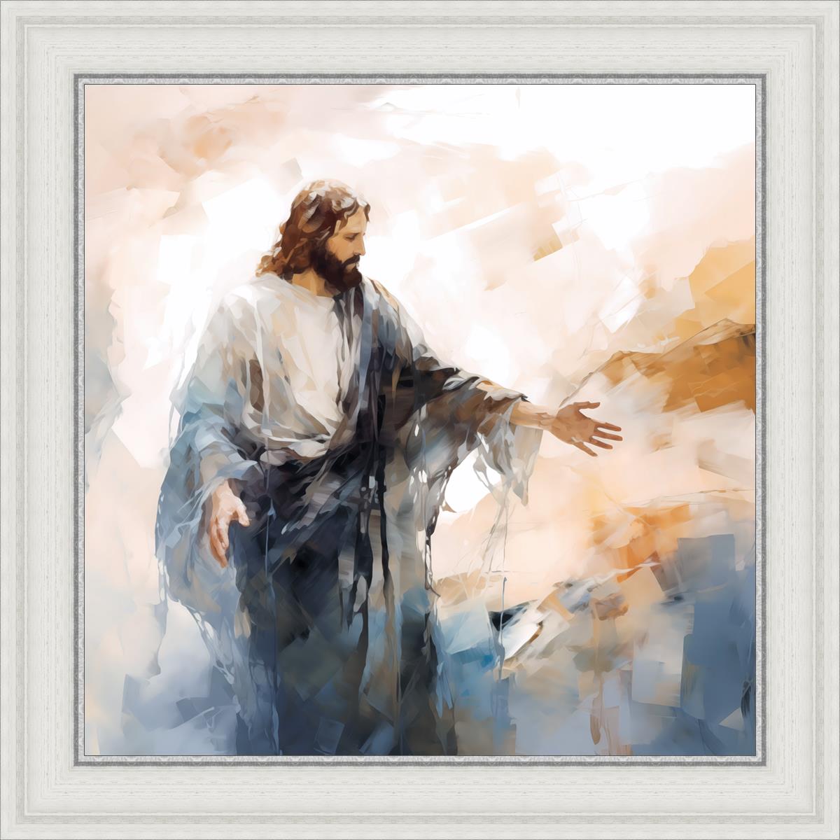 Come Unto Me By Gabriel Heaton - Inspirational Christian Wall Art for Home & Church Decor | Perfect for Living Room, Bedroom & Office