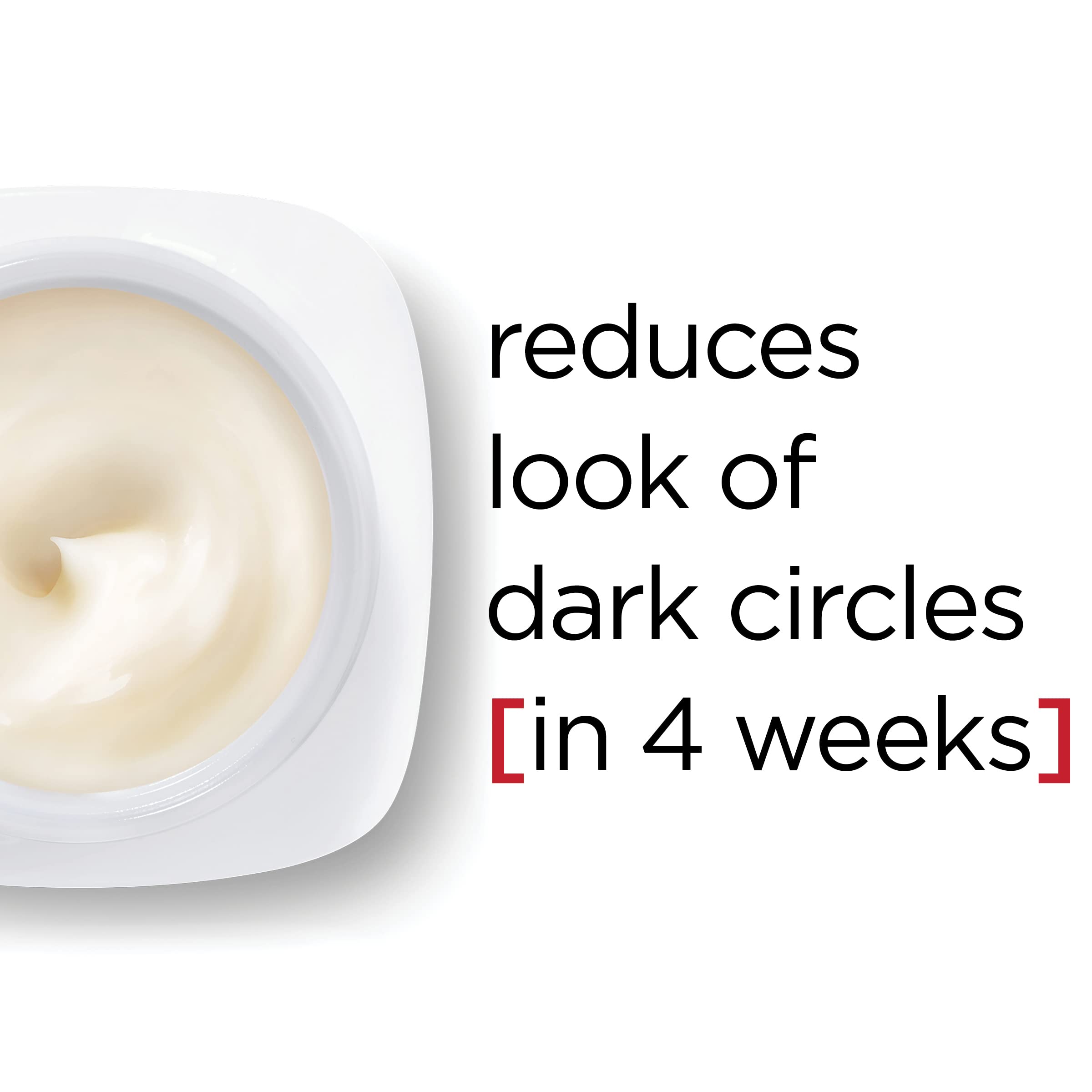L'Oreal Paris Revitalift Anti-Wrinkle & Firming Eye Cream with Pro Retinol - Dark Circle Treatment, Fragrance Free, 0.5 oz | Day & Night Eye Care for Brighter, Youthful Eyes