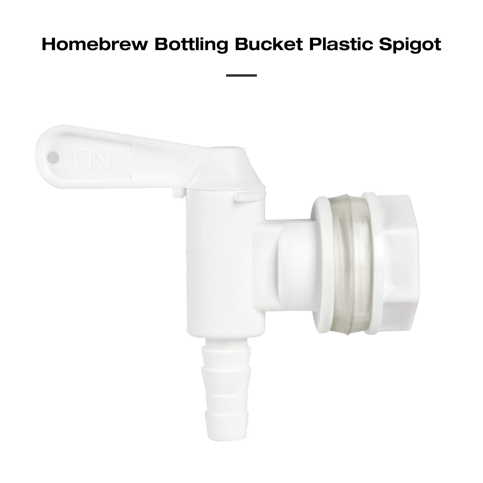 FERRODAY 3 Pack Plastic Spigot for 5 Gallon Bucket - 0.4