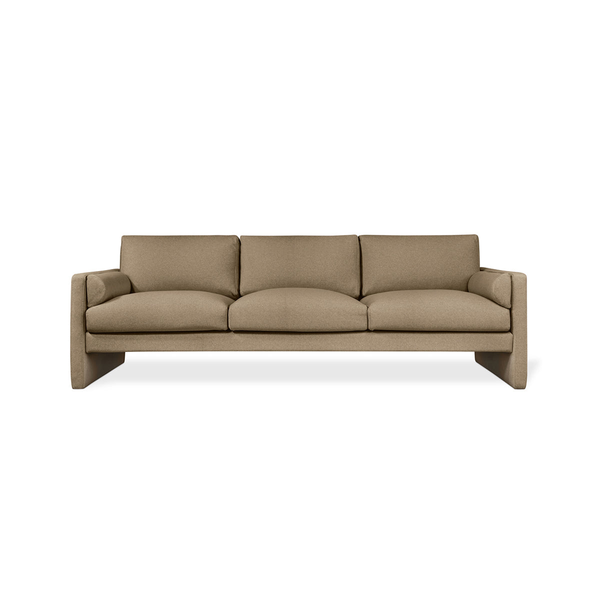 M Co Living Laurel Sofa - Modern Comfortable Sectional Couch for Living Room, Lounge & Family Room - Soft Fabric Upholstery with Sturdy Wooden Frame - Perfect for Small Spaces, Apartments & Home Theater