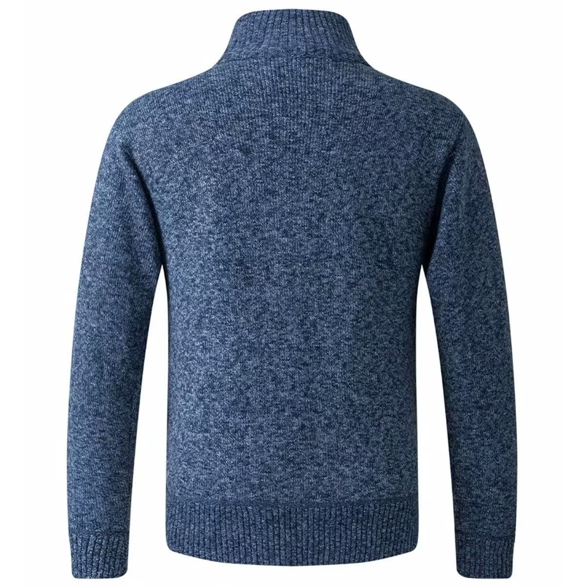 MSMSSE Men's Full Zip Knit Cardigan Sweater - Lightweight Casual Pullover for Fall & Winter | Perfect for Office, Travel, and Outdoor Activities