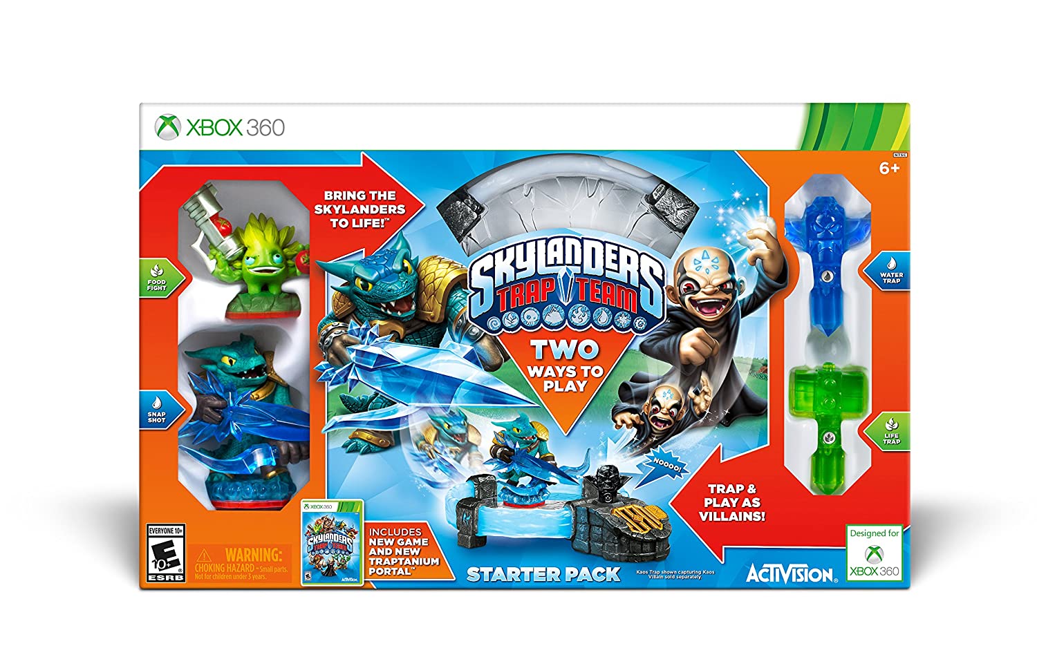 Skylanders Trap Team Starter Pack - Action Figures & Video Game Bundle for Kids | Interactive Adventure Game for PlayStation, Xbox & Nintendo | Perfect for Family Game Nights & Collectors
