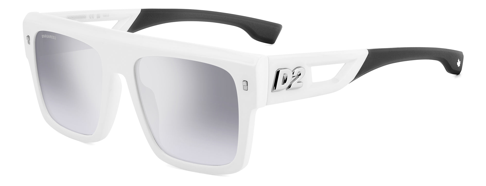 White Black/Silver Gradient Mirror