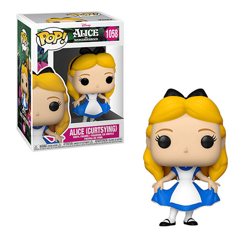 Funko Pop! Alice in Wonderland Alice [Curtsying] Vinyl Figure #1058 - Collectible Toy for Disney Fans, Home Decor & Gift Idea