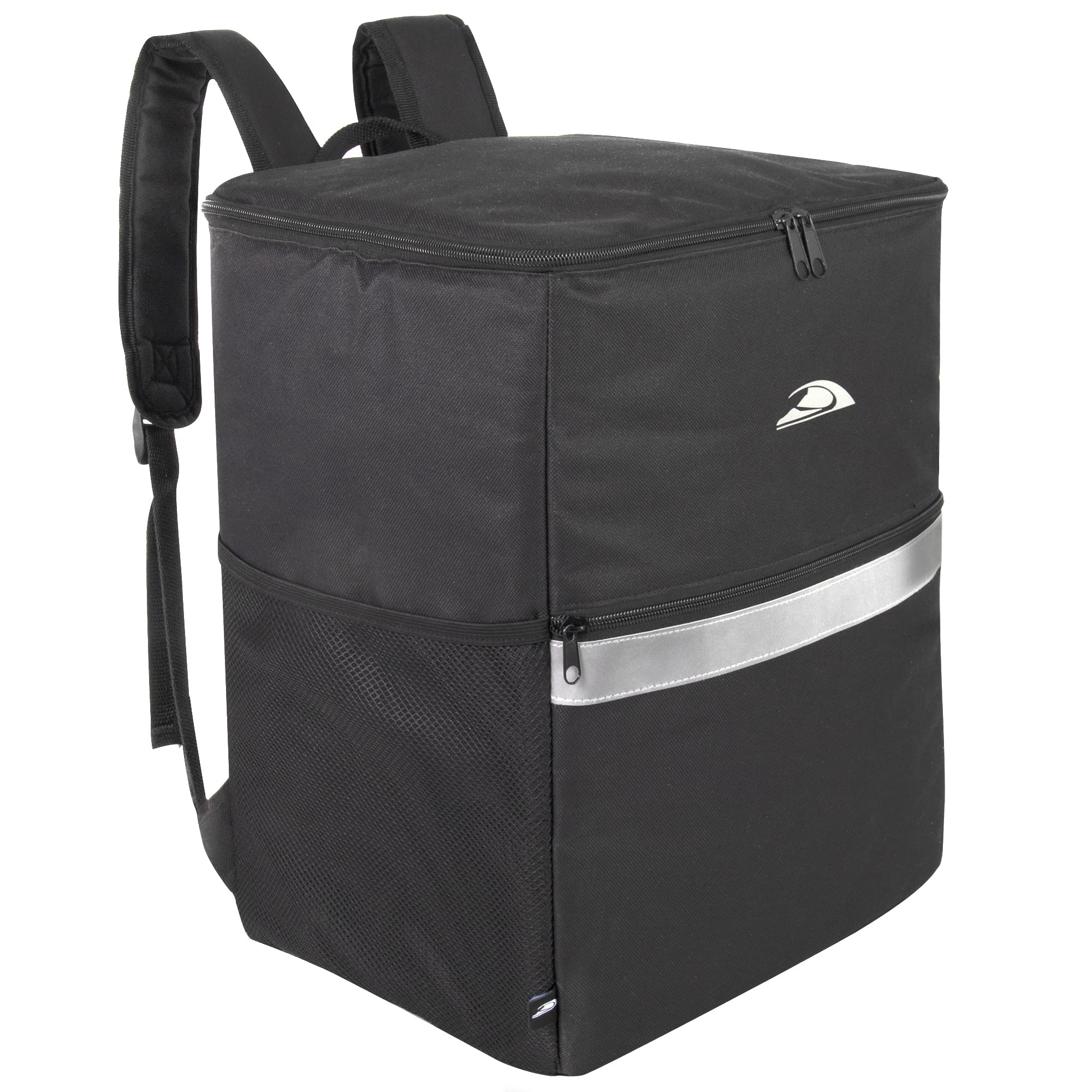 Insulated Food Delivery Backpack with Cup Holders - Perfect for Groceries & Dashers