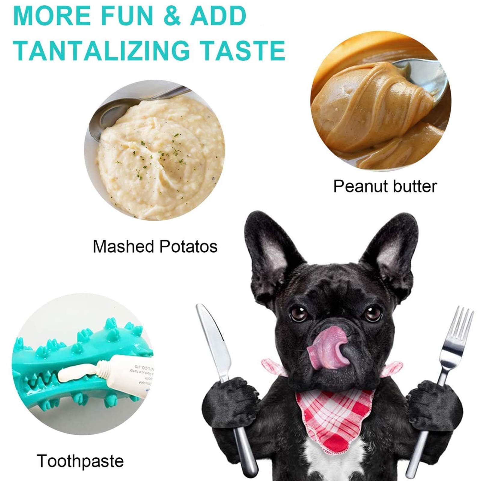 Durable Dog Chew Toys & Toothbrush for Dental Health - Interactive Squeaky Puppy Toys for Small & Large Dogs - Perfect for Teething, Boredom Relief & Playtime Fun
