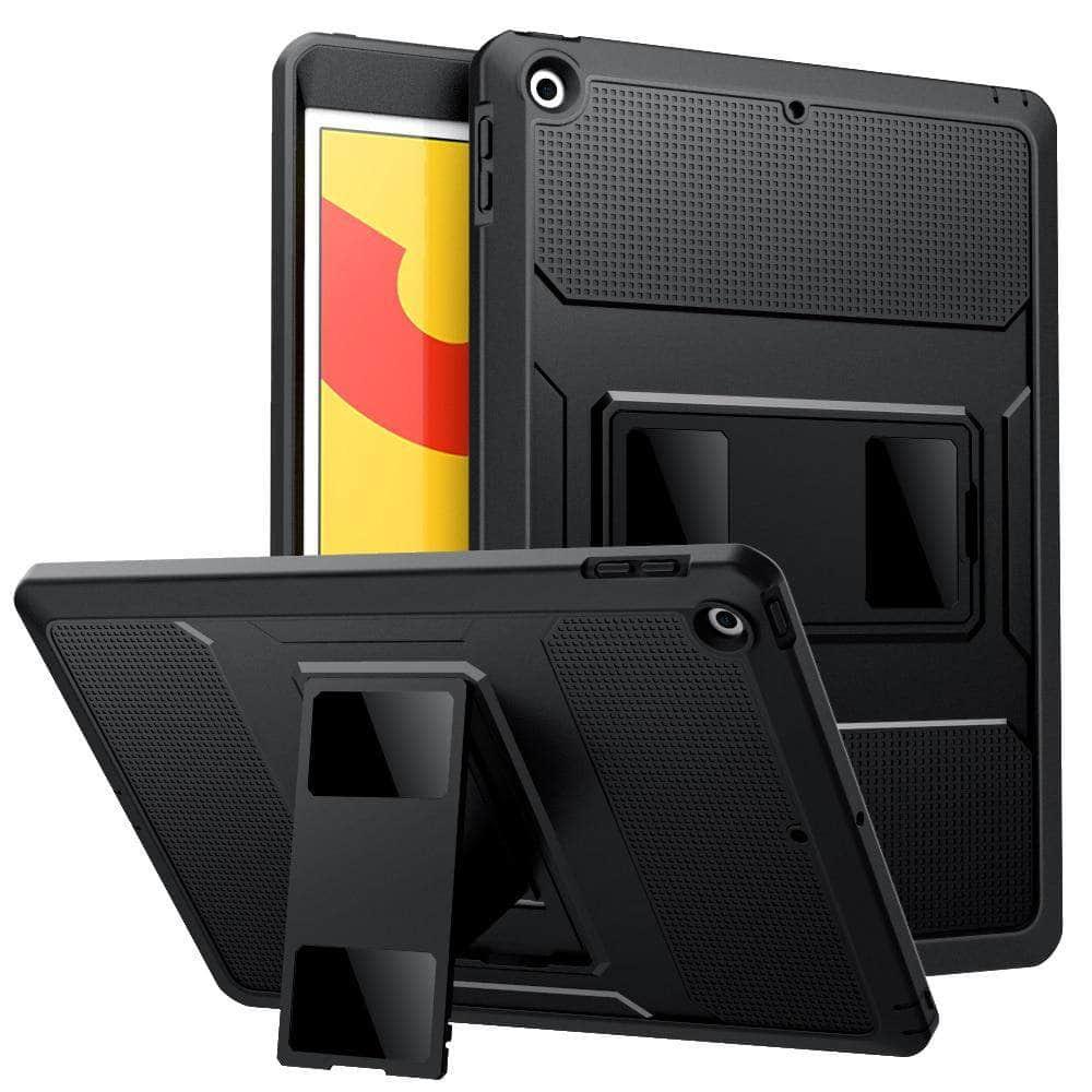 Apple iPad 10.2 (7th/8th Gen 2019/2020 Model) Shockproof Rugged Case with Built-in Screen Protector - Heavy Duty Hybrid Protection for Work, School & Outdoor Use