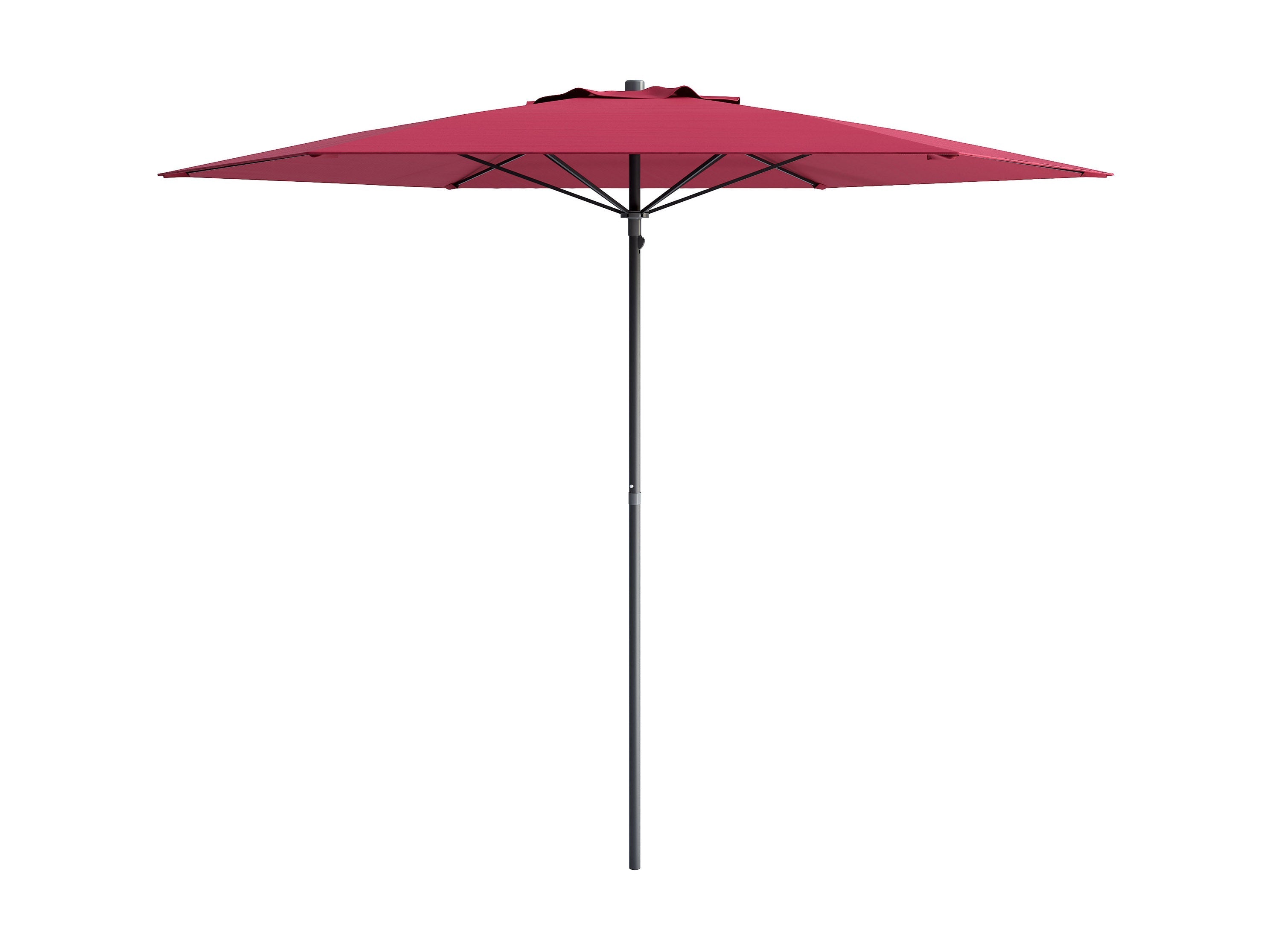 7.5ft Wine Red Beach Umbrella - UV Protection, Windproof, Adjustable Tilt - Perfect for Poolside, Backyard, Picnics & Outdoor Relaxation