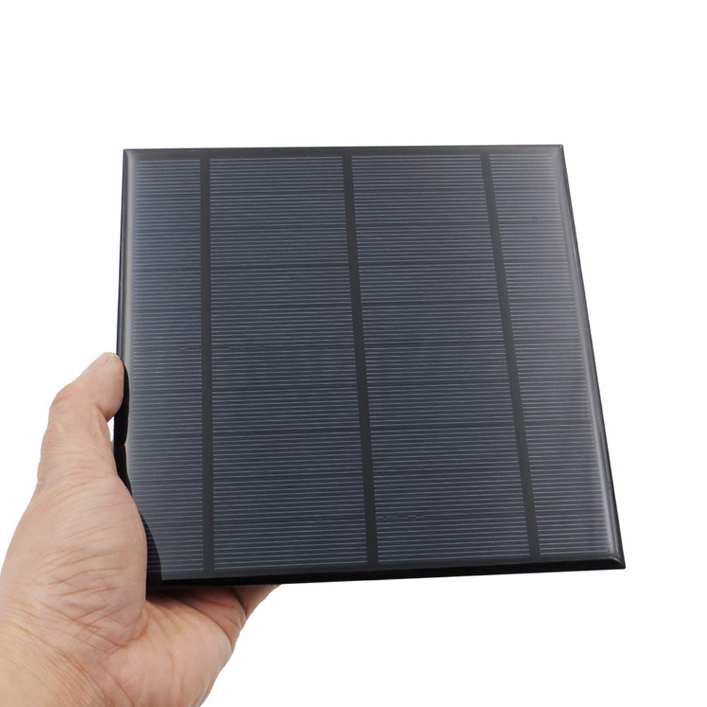 5V 4.5W Polycrystalline Solar Panel Kit - Waterproof Resin Encapsulated DIY Solar Charger for Outdoor, Camping, RV & Emergency Power Supply