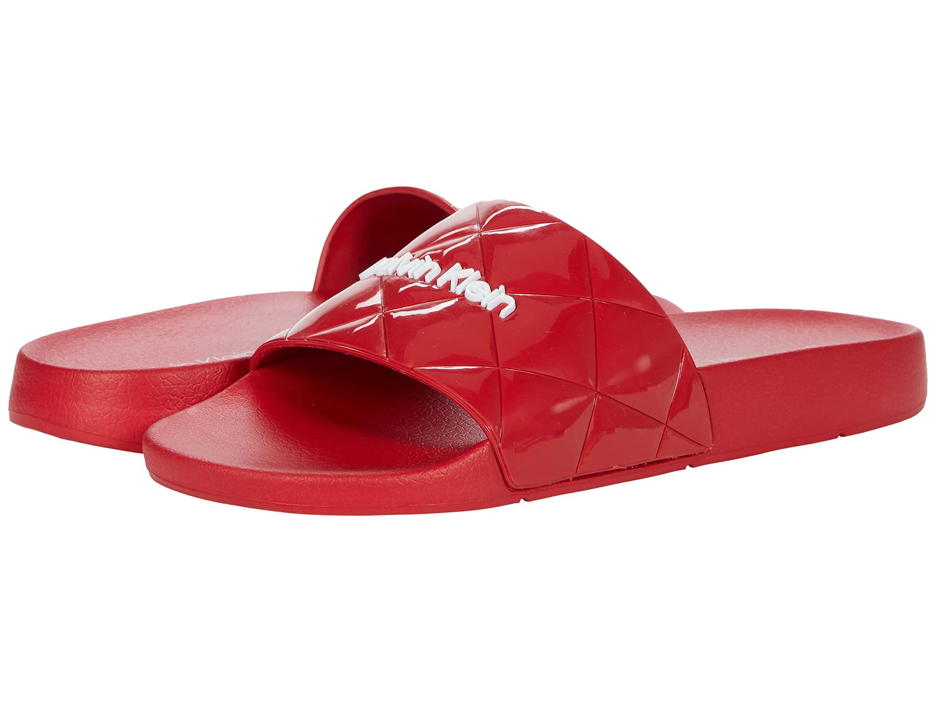 Calvin Klein Ayva Women's Red Heels Size 8 M - Perfect for Weddings, Parties & Evening Events