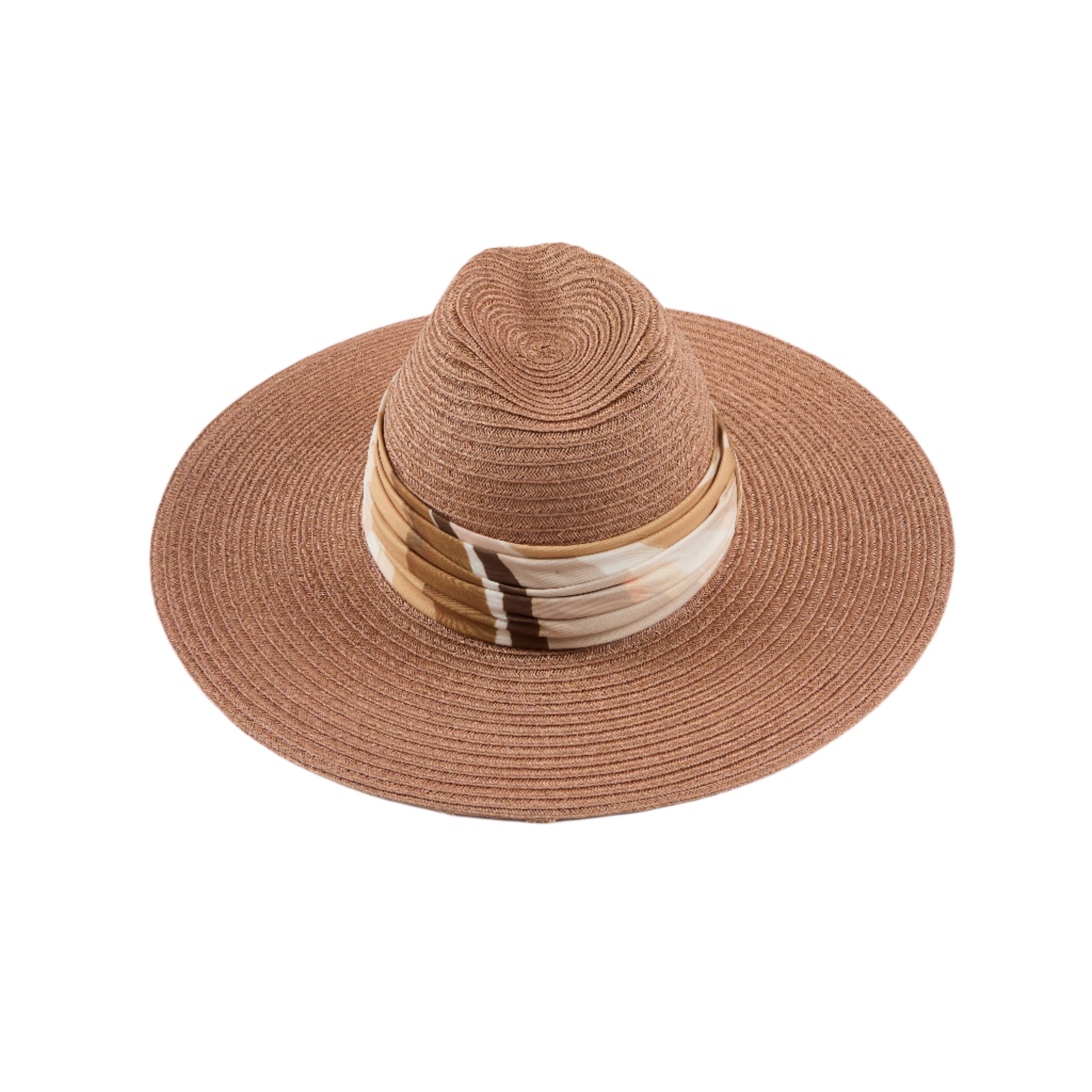 Emmanuelle Packable Hemp Fedora Hat for Women - Lightweight Travel Sun Hat for Beach, Hiking & Outdoor Adventures