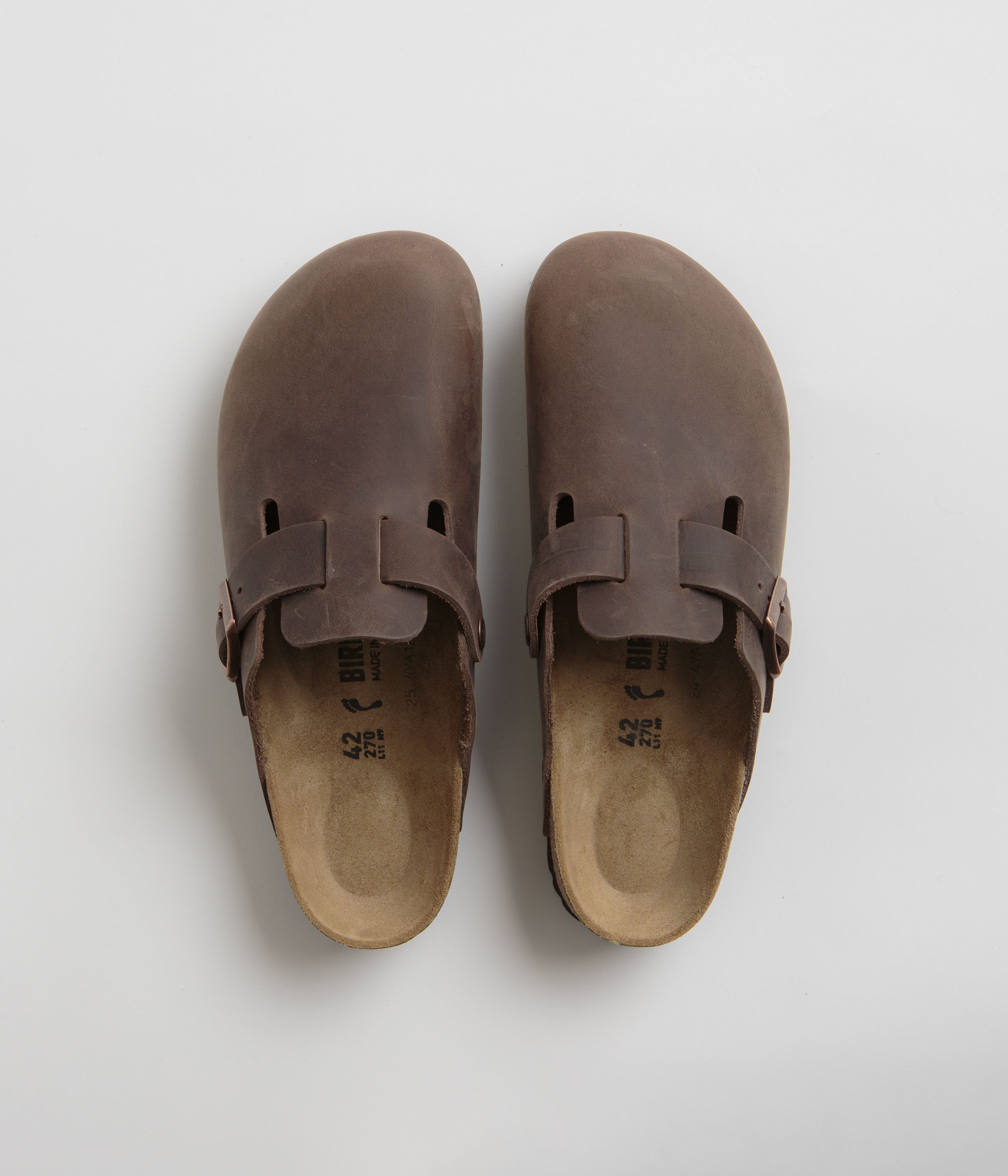 Birkenstock Boston Narrow Sandals in Habana - Comfortable Cork Footbed Clogs for Men & Women - Perfect for Home, Office and Casual Outings