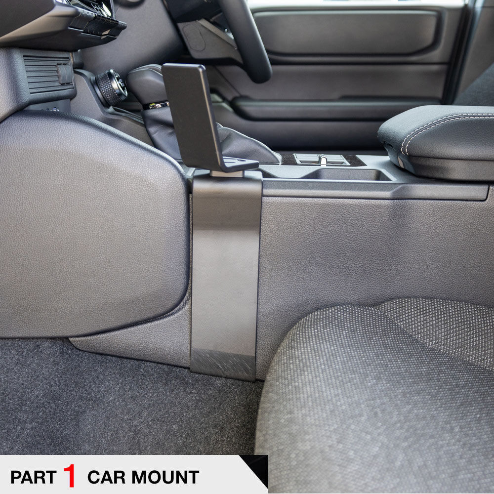 ClicOn No Holes Console Dash Mount for Toyota Prado 2024-2025 | Secure Phone Holder for Off-Roading & Daily Commuting
