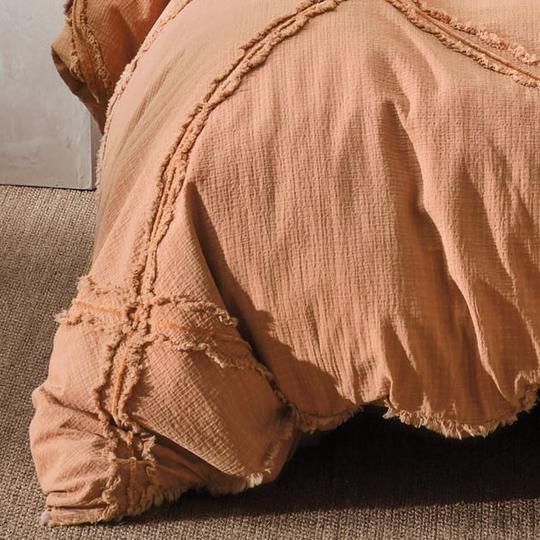 Linen House Heather Brandy Quilt Cover Set - Soft Luxury Bedding for Master Bedroom & Guest Room - Perfect for Cozy Winter Nights & Hotel-Style Comfort