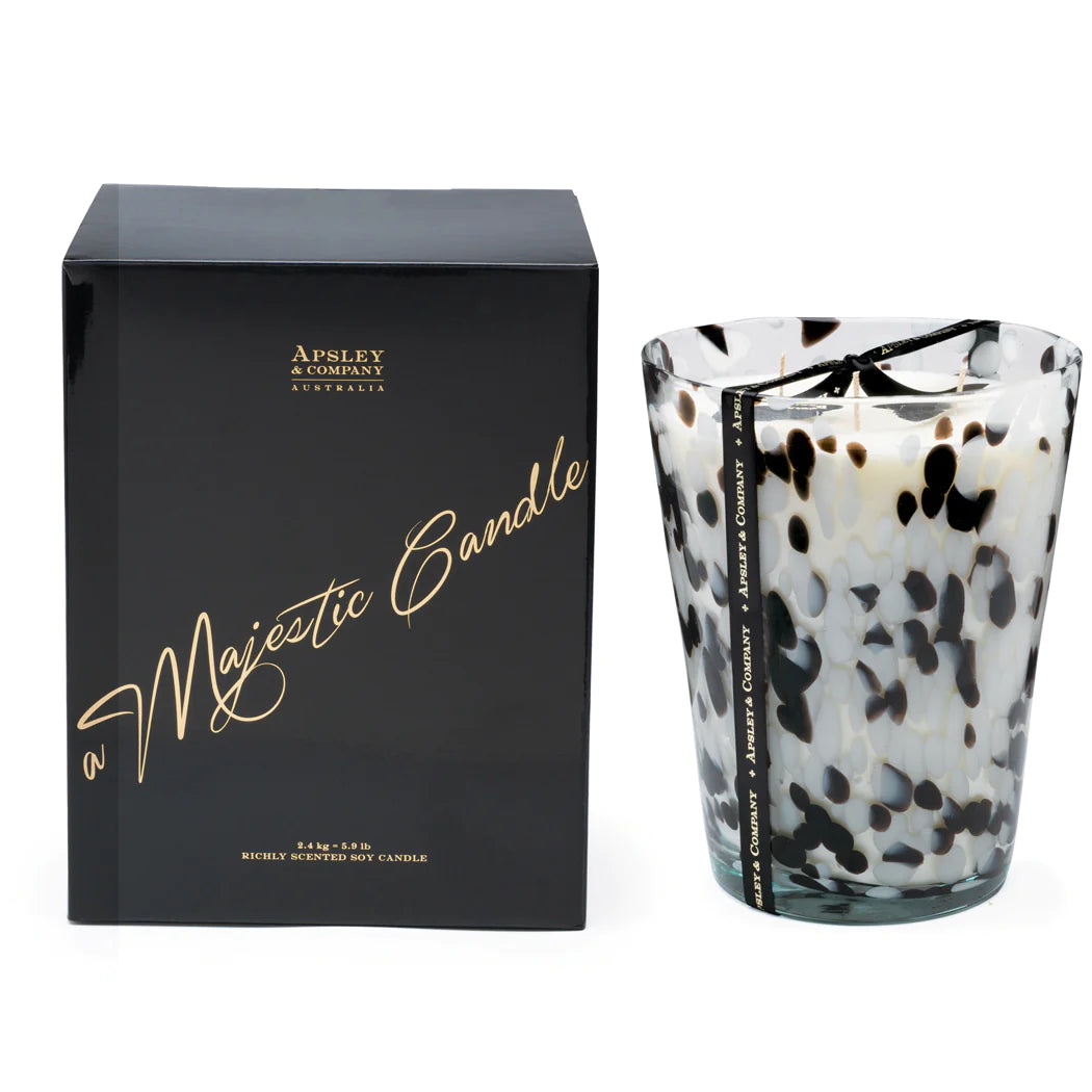 Premium Apsley & Company Santorini Scented Candle - 2.4kg Large Luxury Home Decor Candle for Relaxation, Romantic Dinners & Spa Ambiance