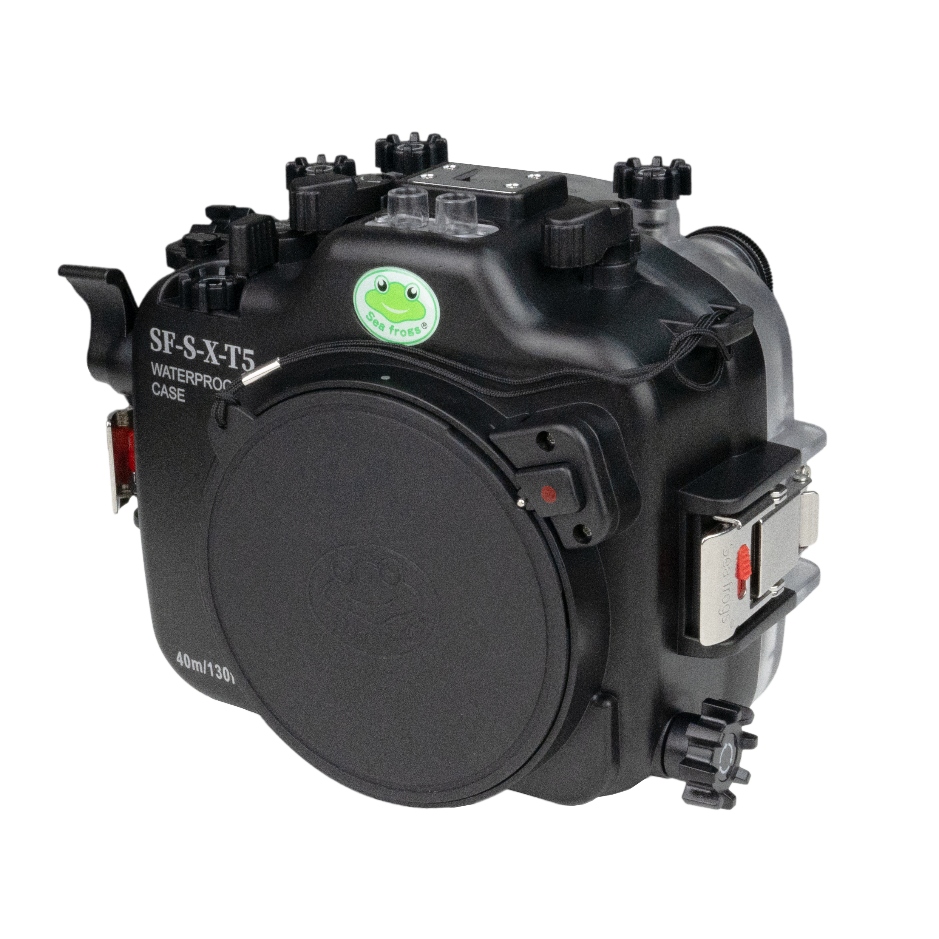 Fujifilm X-T5 40MP Underwater Camera Housing with 130FT Depth Rating & Glass 6 Flat Port for XF 16-55mm Lens - Perfect for Scuba Diving, Snorkeling, and Marine Photography
