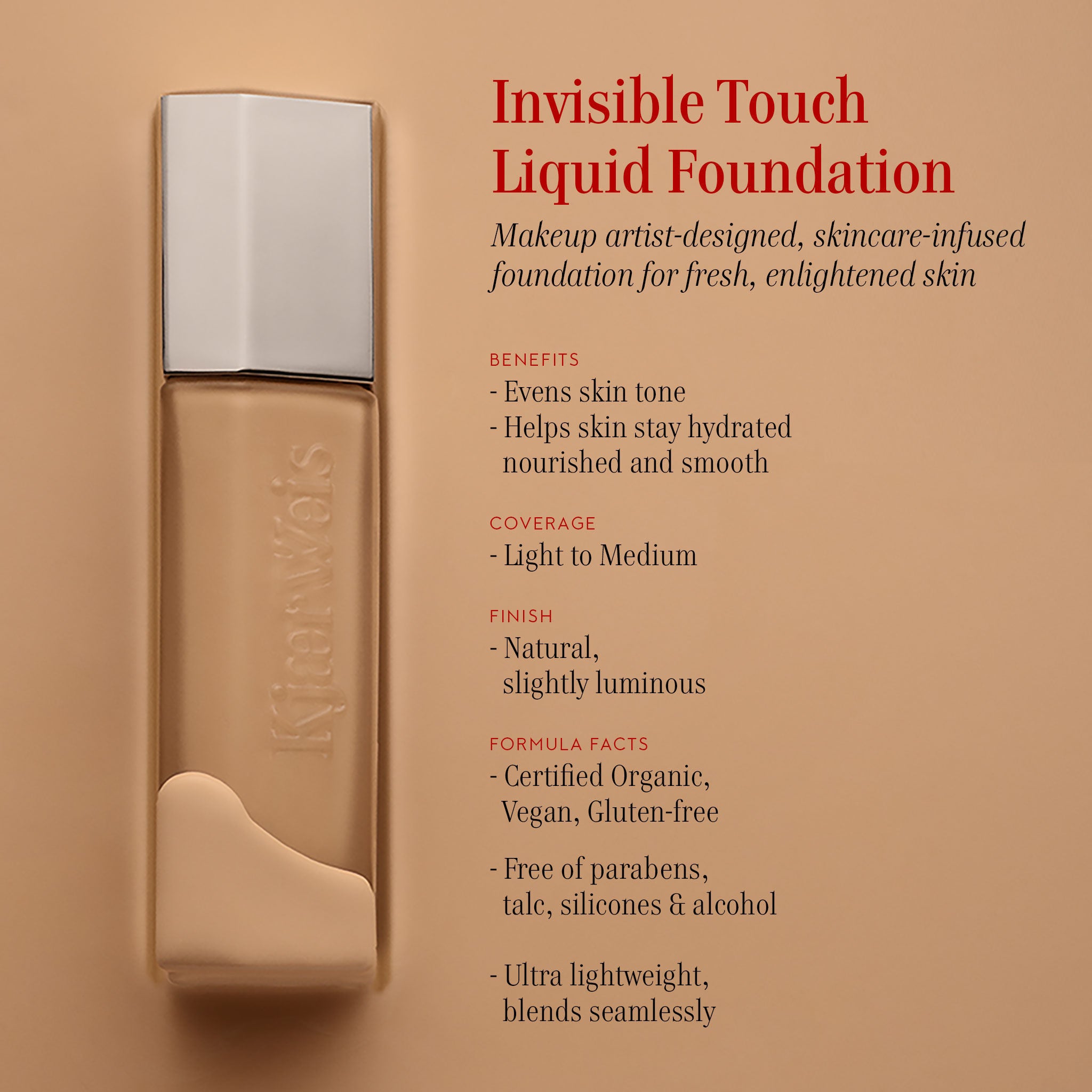 Best Invisible Touch Liquid Foundation - Lightweight, Full Coverage Makeup for Flawless Skin - Perfect for Daily Wear & Special Occasions