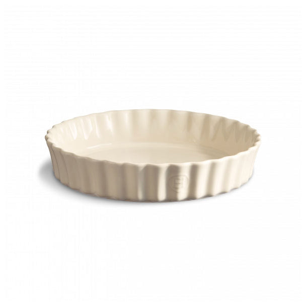 Emile Henry Round Deep Flan Dish - Premium Ceramic Baking Dish for Quiche, Tarts & Desserts - Perfect for Home Baking & Entertaining