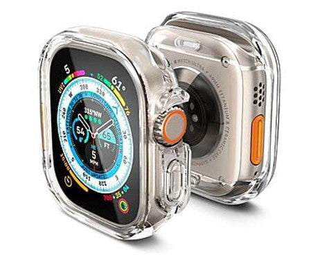 HOCO Curved Edge Protective Case for Apple Watch Ultra 1st & 2nd Gen (49mm) - Shockproof & Scratch-Resistant Cover for Outdoor Sports & Daily Use