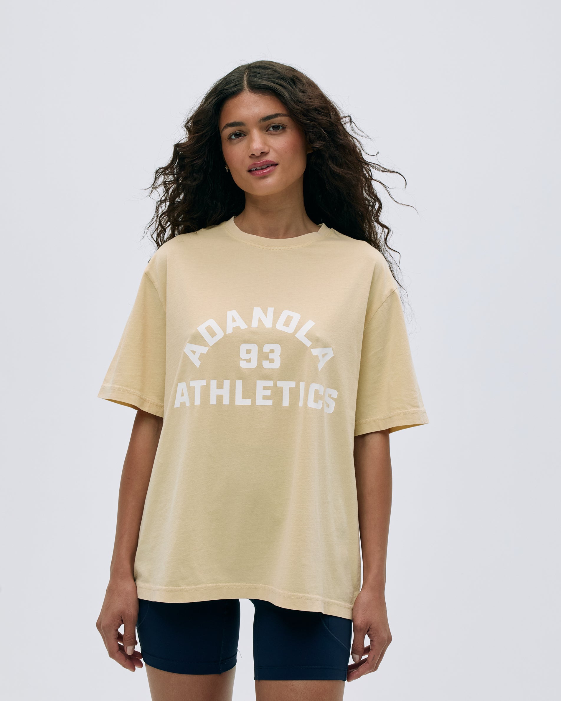 Vintage Wash Lightweight T-Shirt for Women - Soft Butter Yellow Color - Perfect for Casual Wear, Campus Style & Everyday Outfits