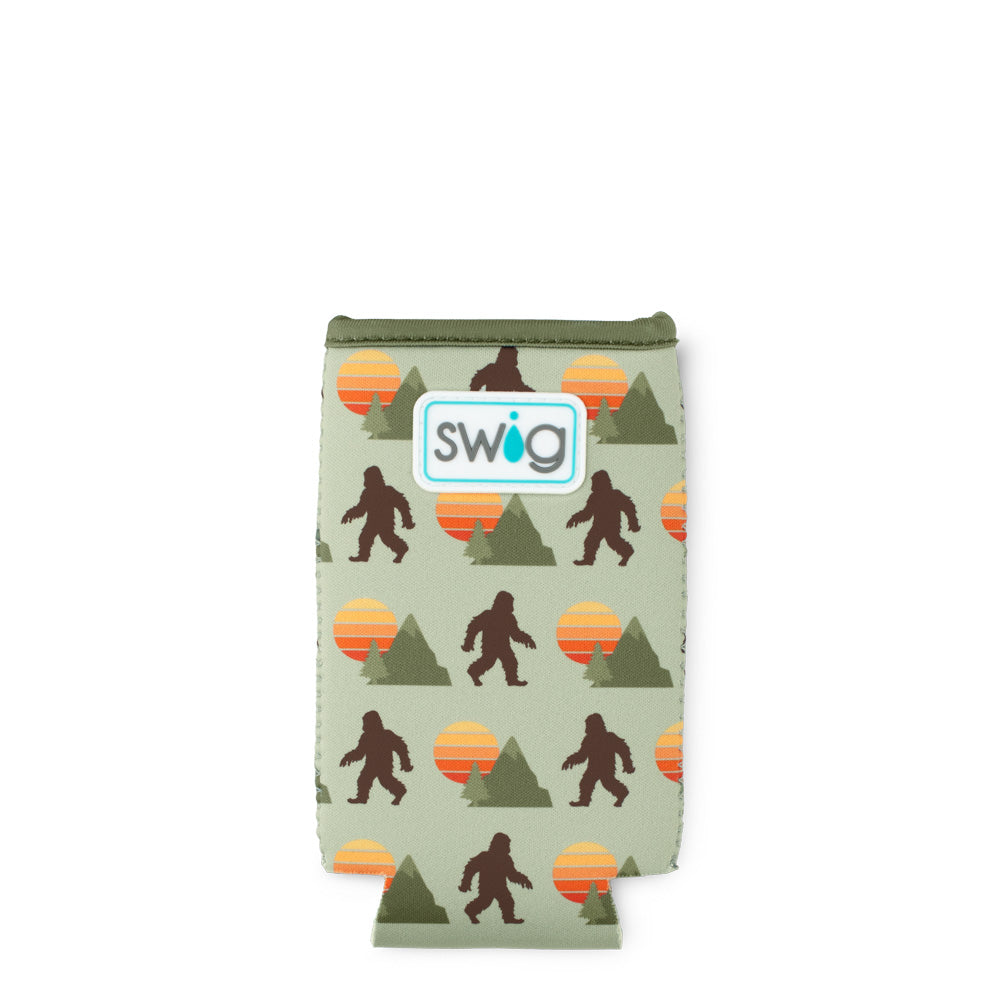 Wild Thing Slim Can Coolie - Insulated Neoprene Beer Can Holder for 12oz Cans - Perfect for Beach, Pool, BBQ & Outdoor Parties