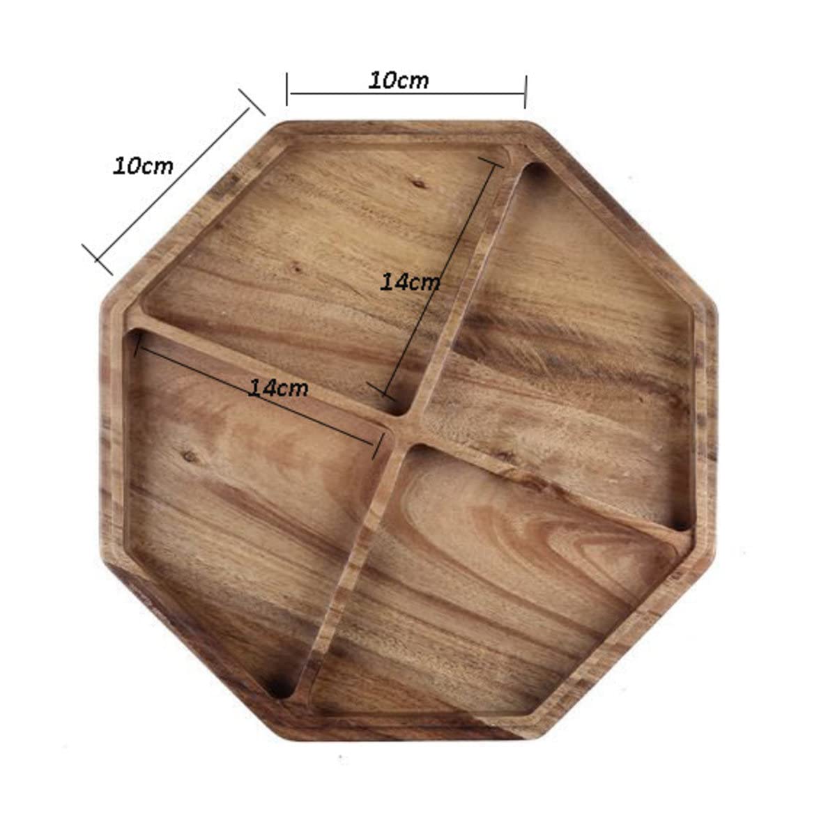 Islandoffer Wooden Candy Box - Handmade Dried Fruit & Snack Storage Container - Perfect for Gift Giving, Party Favors, and Home Decor