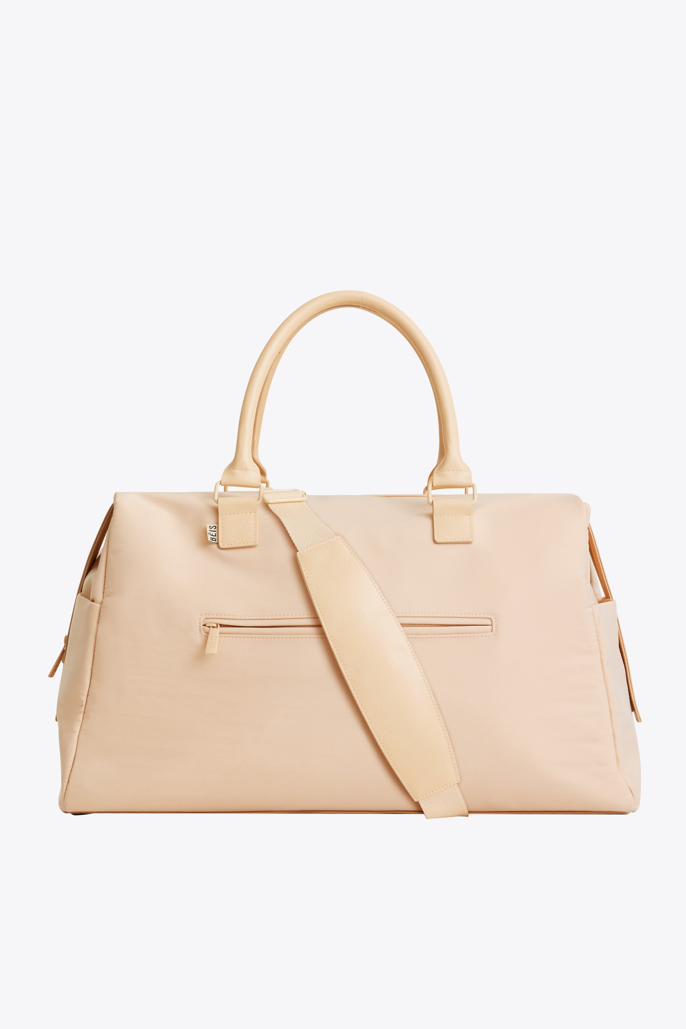 Premium Beige Commuter Duffle Bag - Waterproof Travel Gym Bag for Men & Women - Perfect for Work, Gym, Weekend Getaways & Business Trips