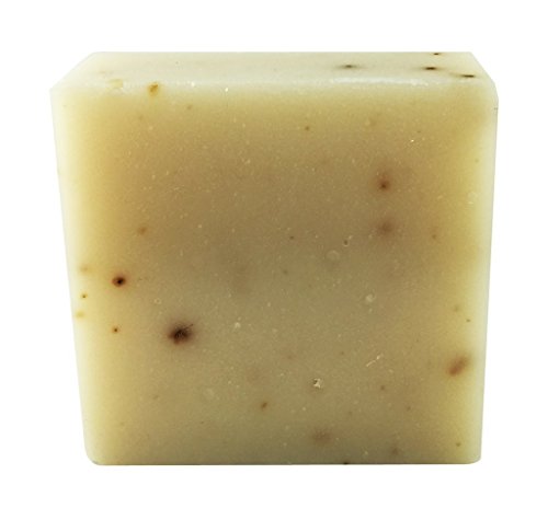 Natural Cherry Almond Scented Oatmeal Exfoliating Soap Bar - Handmade, 4.5 oz - Gentle Skin Cleansing for Face & Body, Perfect for Dry & Sensitive Skin Care Routine