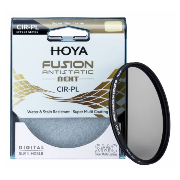 Hoya 62mm Fusion Antistatic Circular Polarizer Filter - Reduce Glare & Enhance Colors for DSLR & Mirrorless Cameras - Perfect for Landscape, Travel & Outdoor Photography