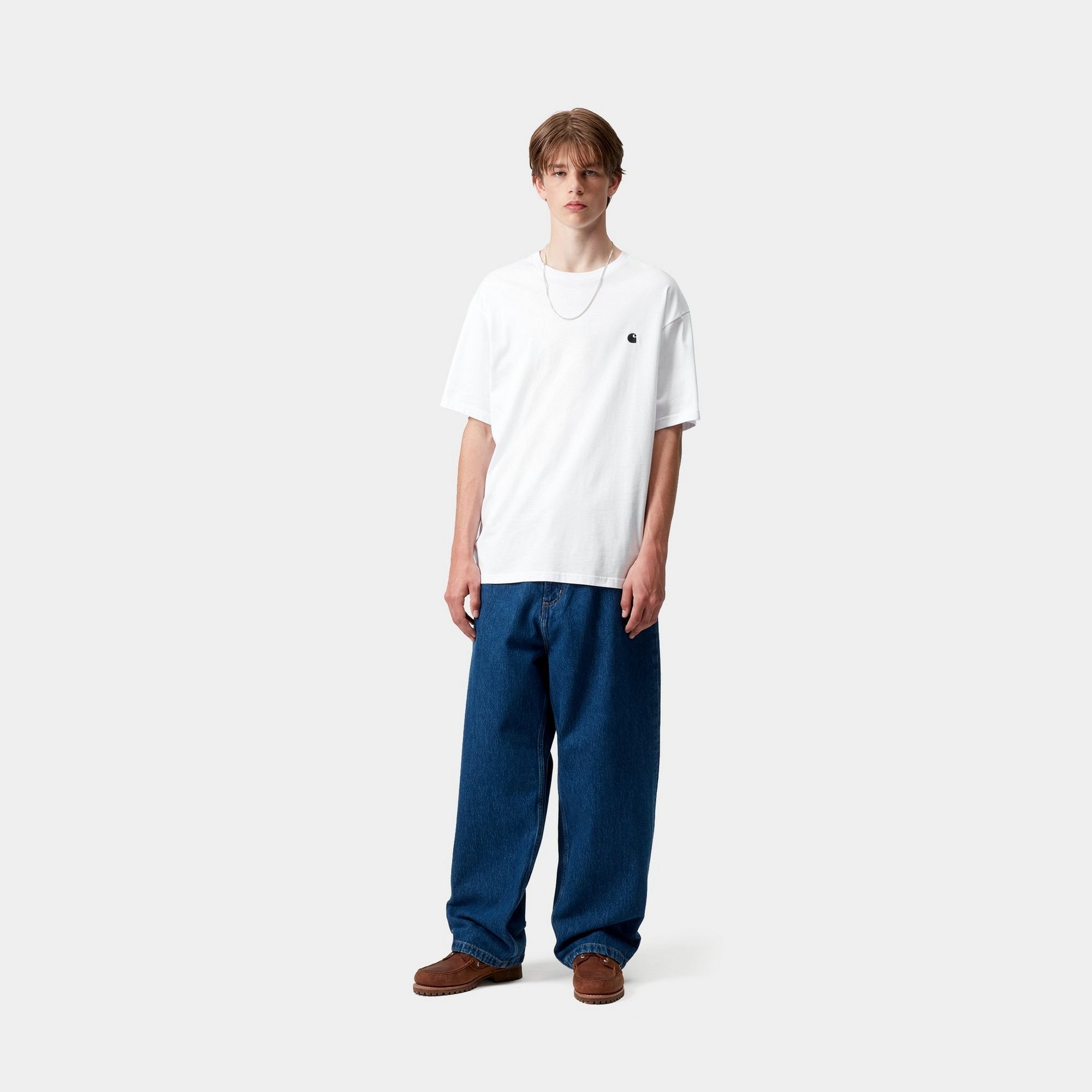 Madison T-Shirt for Men & Women - Soft Cotton Short Sleeve Tee in White & Black - Casual Wear, Street Style, Everyday Outfit