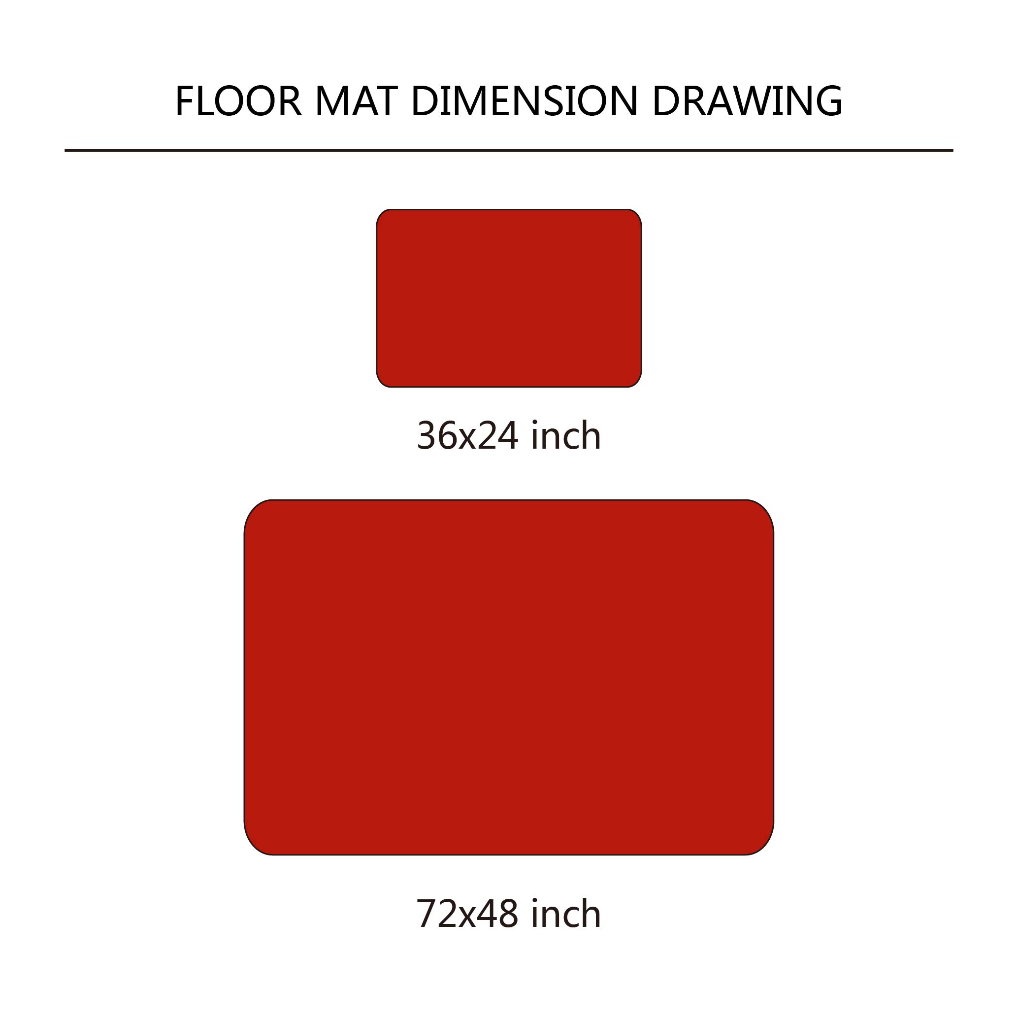 ALAZA English Bulldog with Cigar and Glass Non-Slip Area Rug - 6'x4' Soft Floor Mat for Living Room, Bedroom, Office - Perfect for Home Decor and Pet Lovers