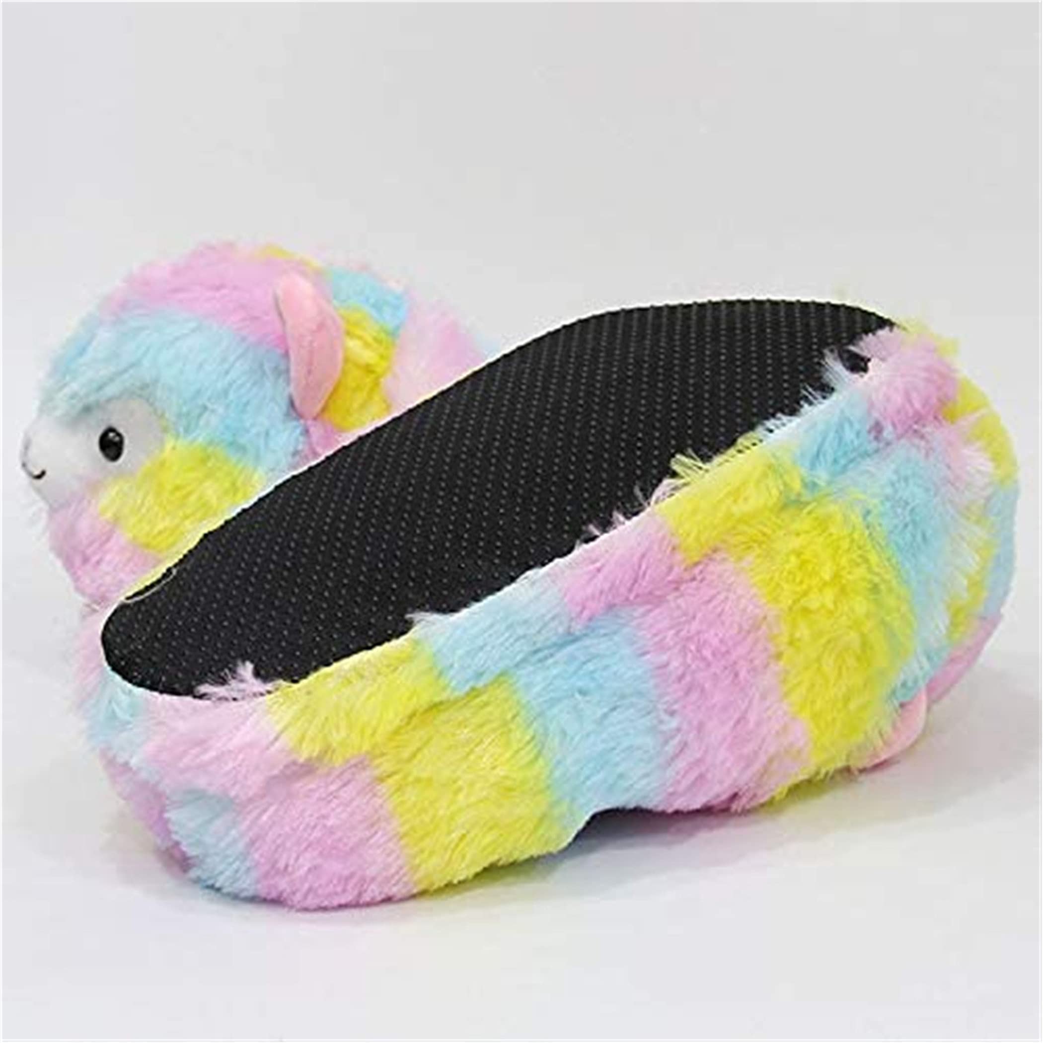 Women's Furry Winter Slippers - Warm Animal Design Pig & Hamster House Shoes - Cozy Home Indoor Footwear for Relaxing, Lounging & Gift Giving