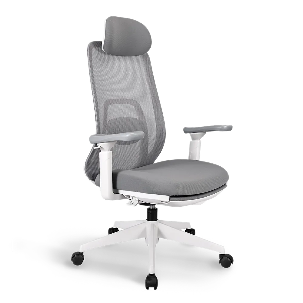 Pluto Ergonomic Office Chair - Adjustable Lumbar Support & Breathable Mesh Back - Perfect for Home Office, Gaming & Workspace