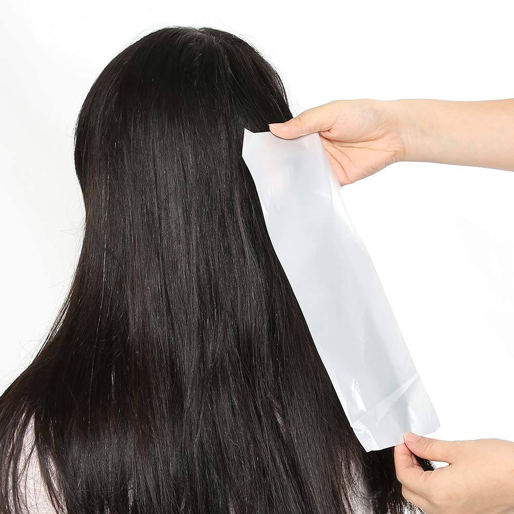 100pcs Reusable Hair Coloring Paper Sheets - Eco-Friendly Dye Separator for Salon & DIY Hair Bleaching | Professional Hair Mesh for Highlights & Ombre Styling at Home