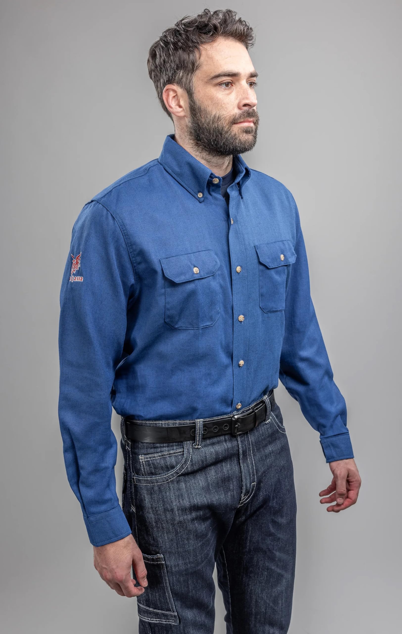 DRIFIRE TECGEN Select FR Work Shirt - Flame Resistant Safety Shirt for Industrial & Construction Workers | OSHA Compliant Workwear for Hazardous Environments