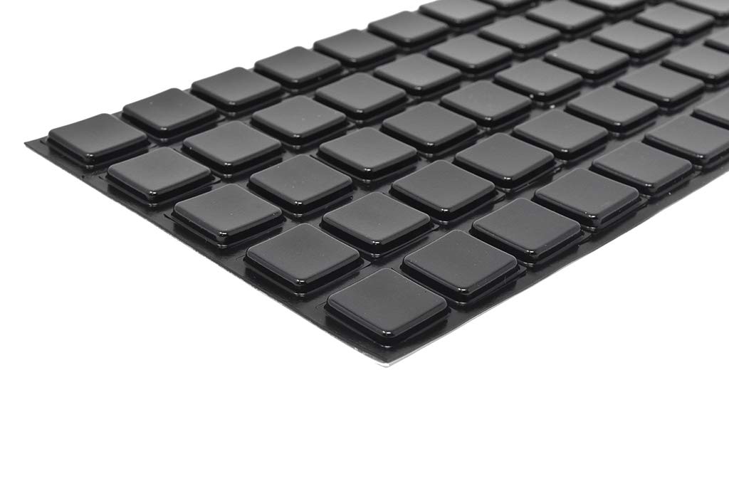 Self-Adhesive Square Rubber Bumper Pads 1