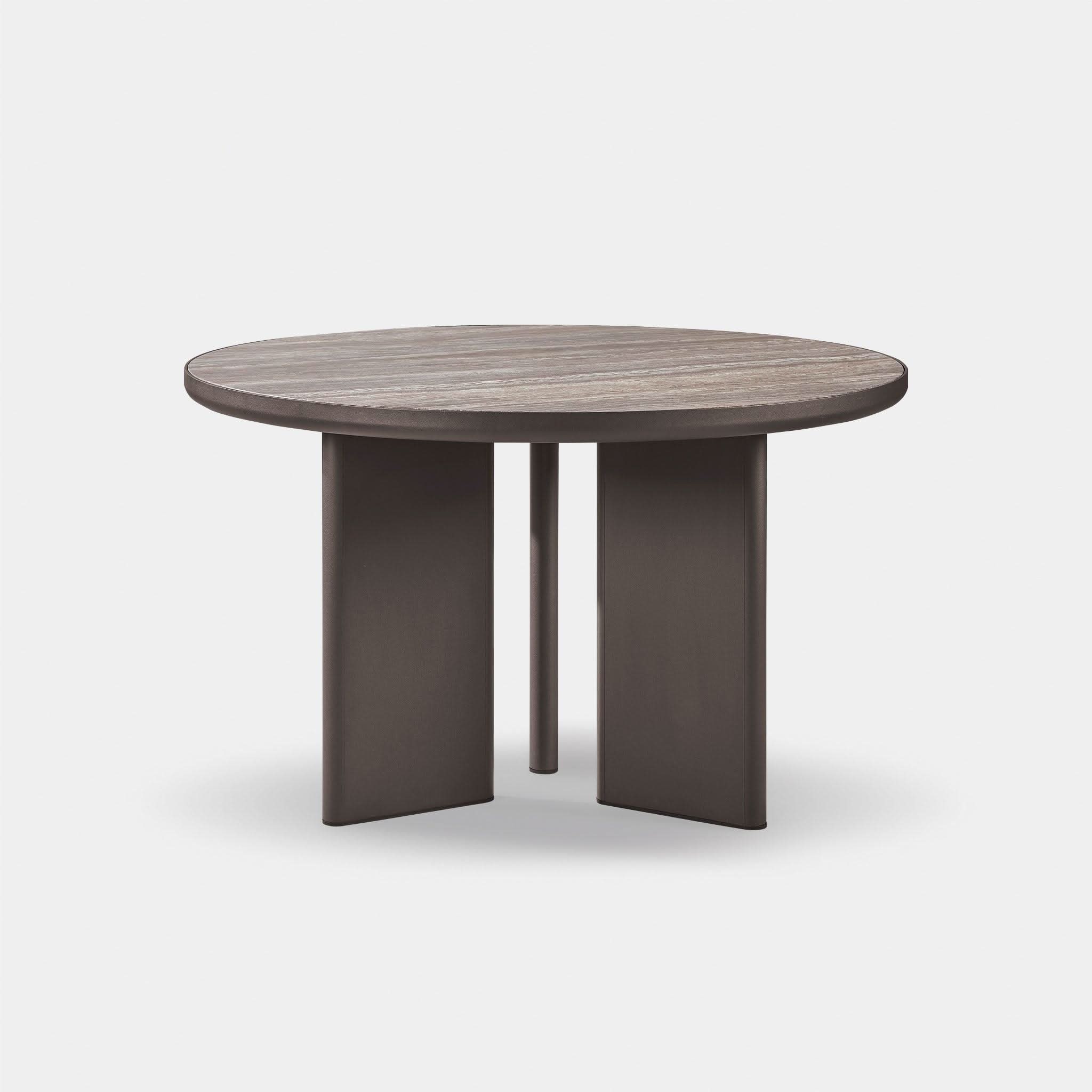 Moab 48 Inch Round Dining Table - Modern Solid Wood Kitchen Table for 6-8 People - Perfect for Family Gatherings, Dinner Parties & Small Spaces