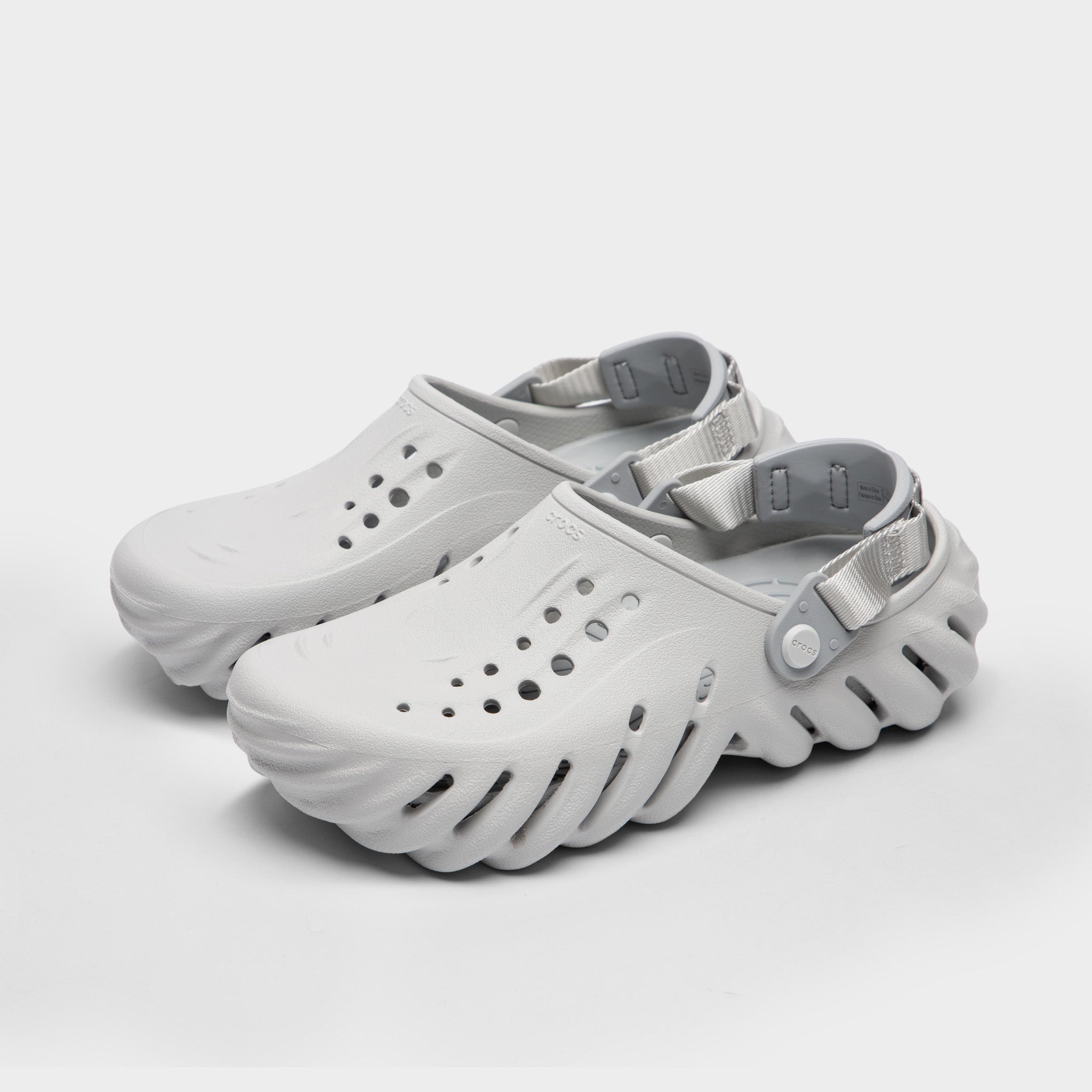 Crocs Kids Echo Clog | Lightweight Comfortable Slip-On Water Shoes for Boys & Girls | Perfect for Beach, Pool, Playground & Everyday Wear