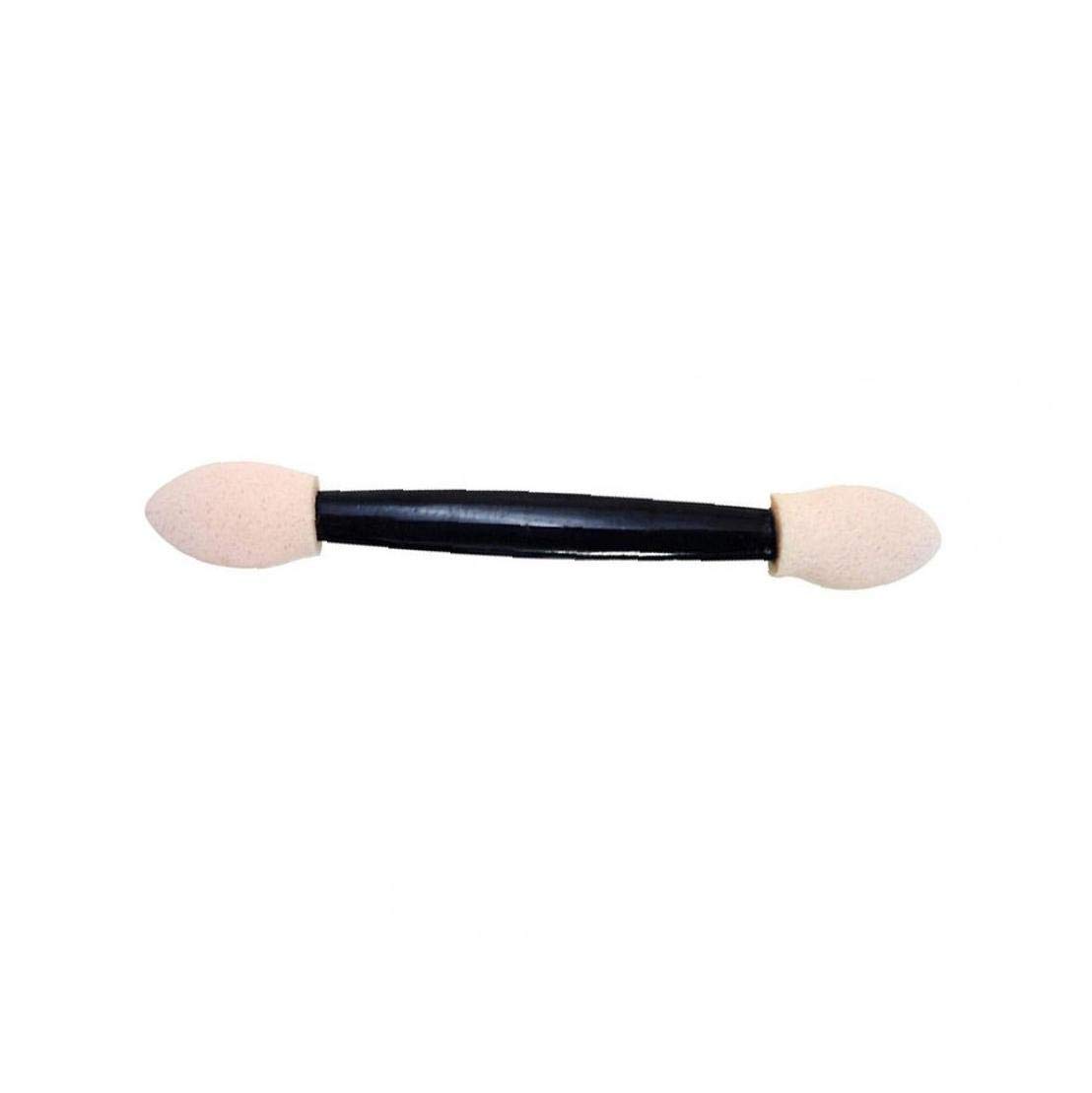 50 Pack Disposable Dual Sided Eyeshadow Brushes with Sponge Tips - Oval Makeup Applicator for Professional & Home Use - Perfect for Eyeshadow Blending, Contouring & Makeup Artistry