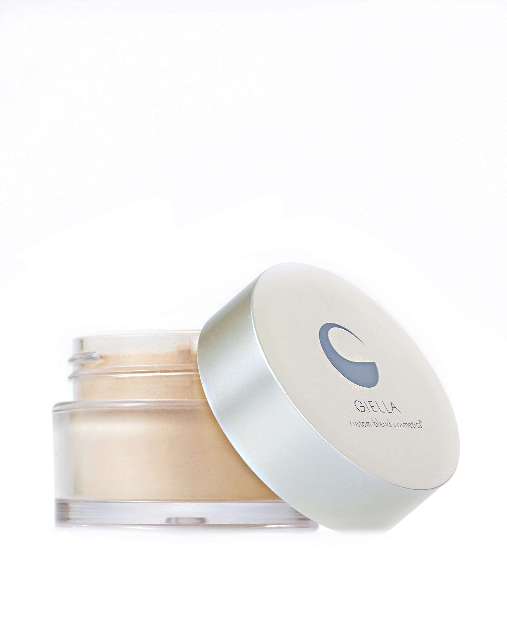 GIELLA M GLAM Soft White Golden Glow Highlighter - Lighter Version of EYE M GLAM for Fair Skin Tones | Perfect for Everyday Makeup & Special Occasion Glow | Cruelty-Free & Vegan