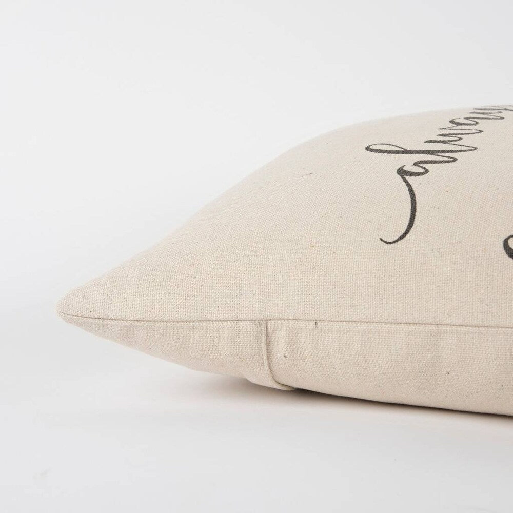 Always Stay Humble & Kind Inspirational Decorative Polyester Throw Pillow - Perfect for Living Room, Bedroom & Home Decor