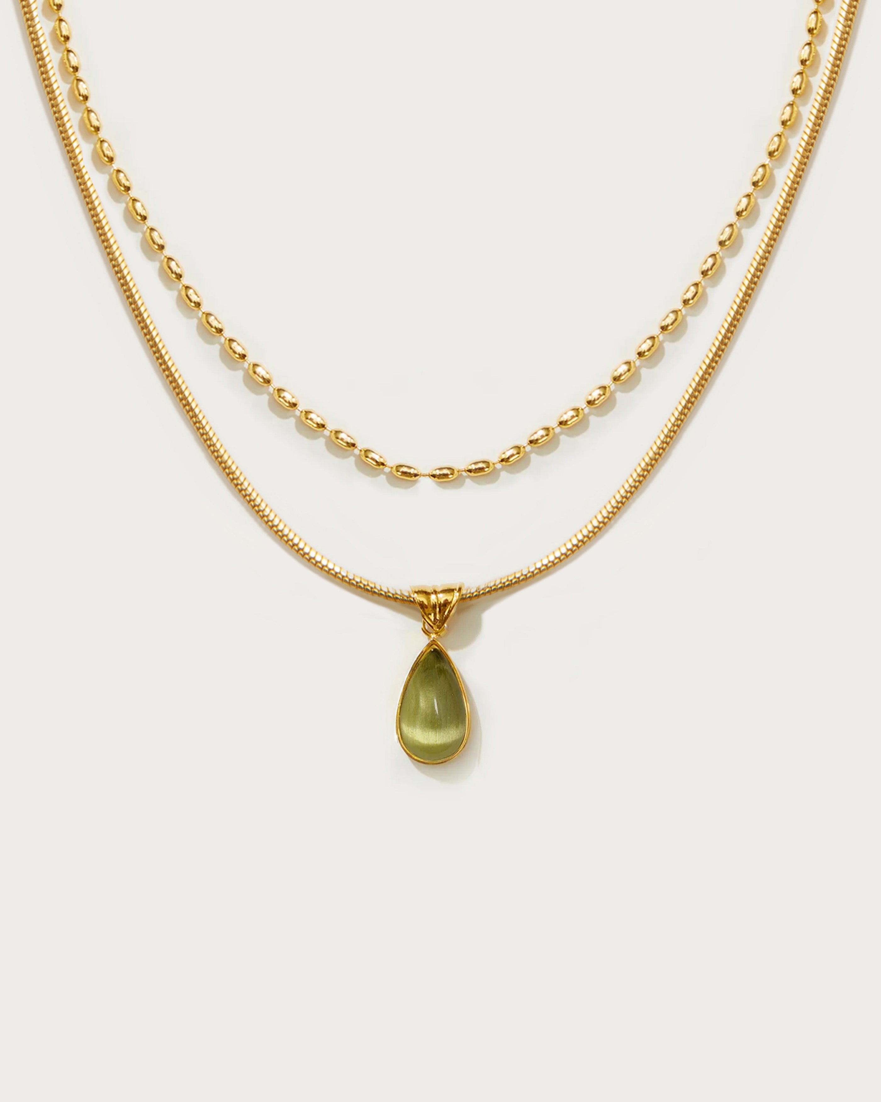 Elegant Waterdrop Necklace Set for Women - Sterling Silver Pendant Jewelry Gift for Birthday, Anniversary & Valentine's Day - Perfect for Parties, Weddings & Special Occasions